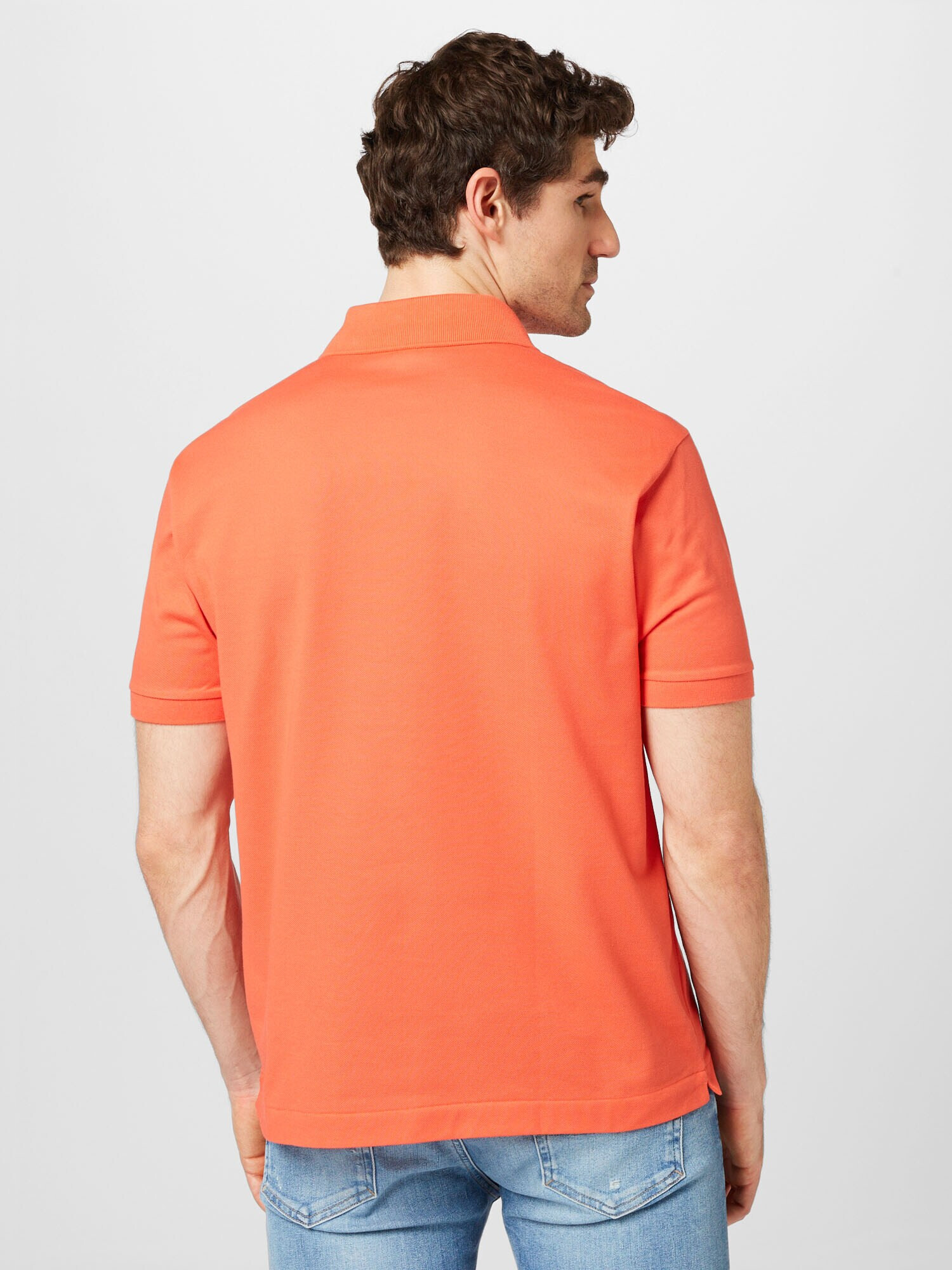 LACOSTE Tricou verde / roșu orange / alb - Pled.ro