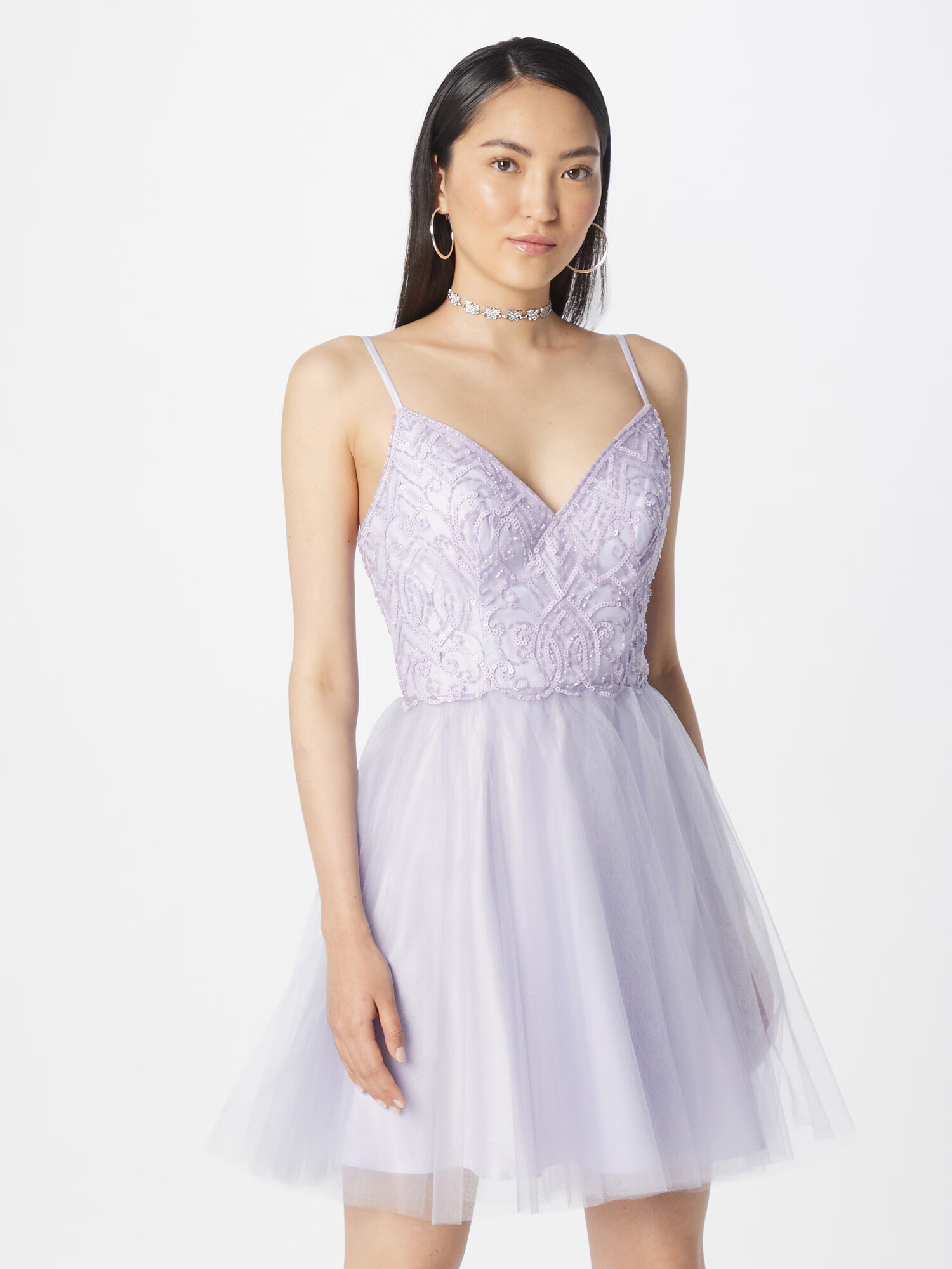 Laona Rochie de cocktail mov pastel - Pled.ro