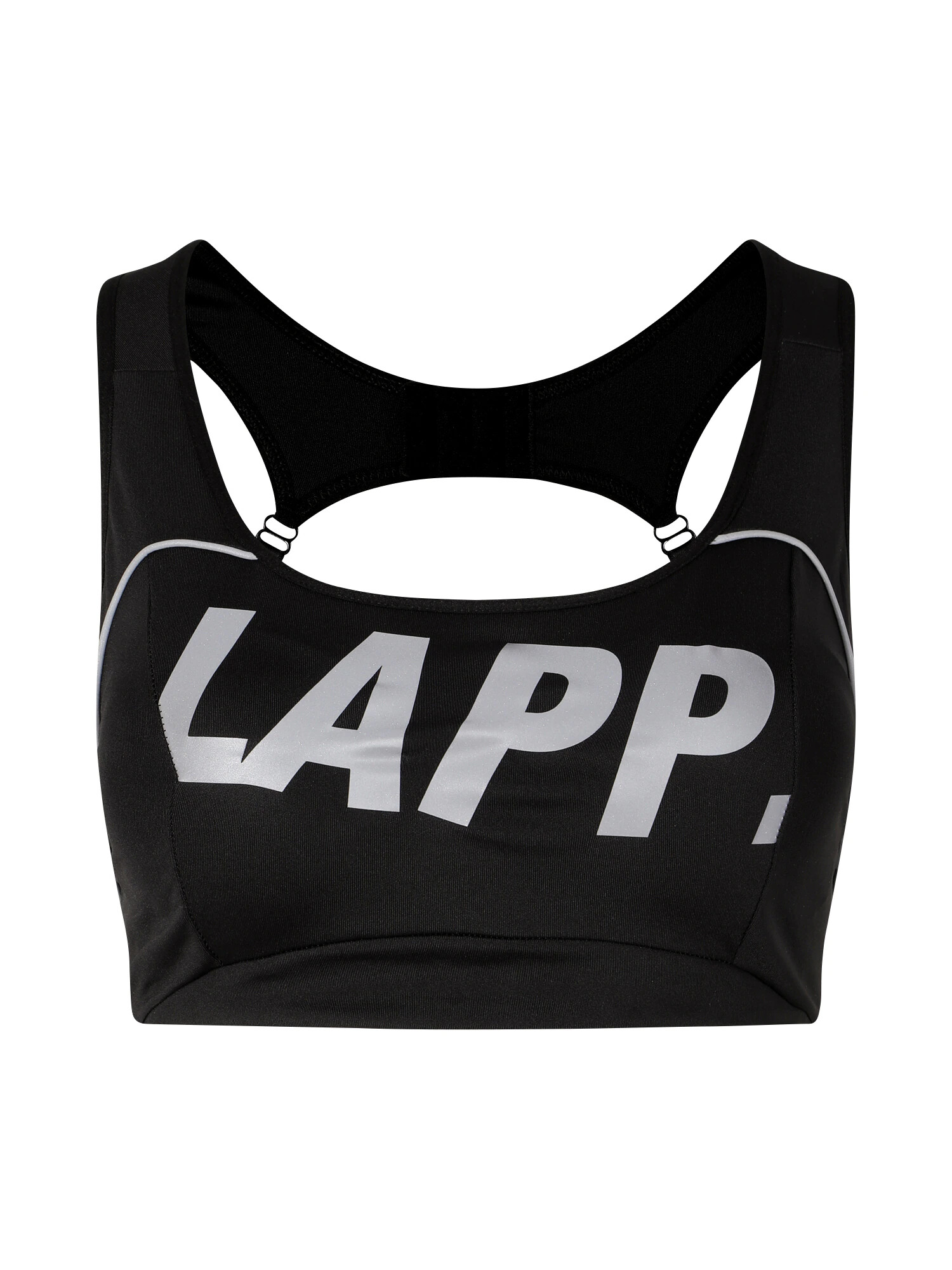 Lapp the Brand Sutien sport gri / negru - Pled.ro