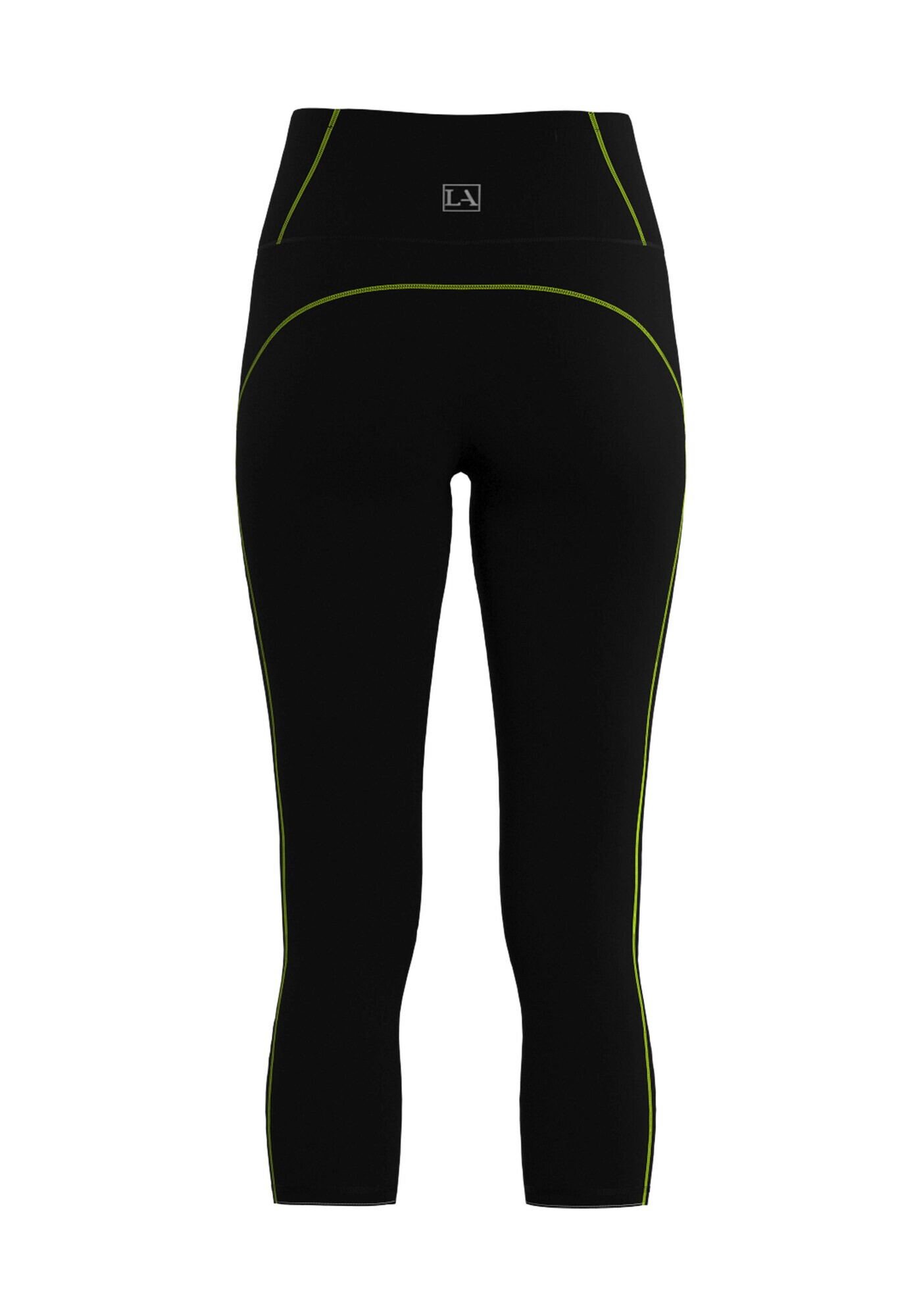 LASCANA ACTIVE Pantaloni sport galben / negru / alb - Pled.ro