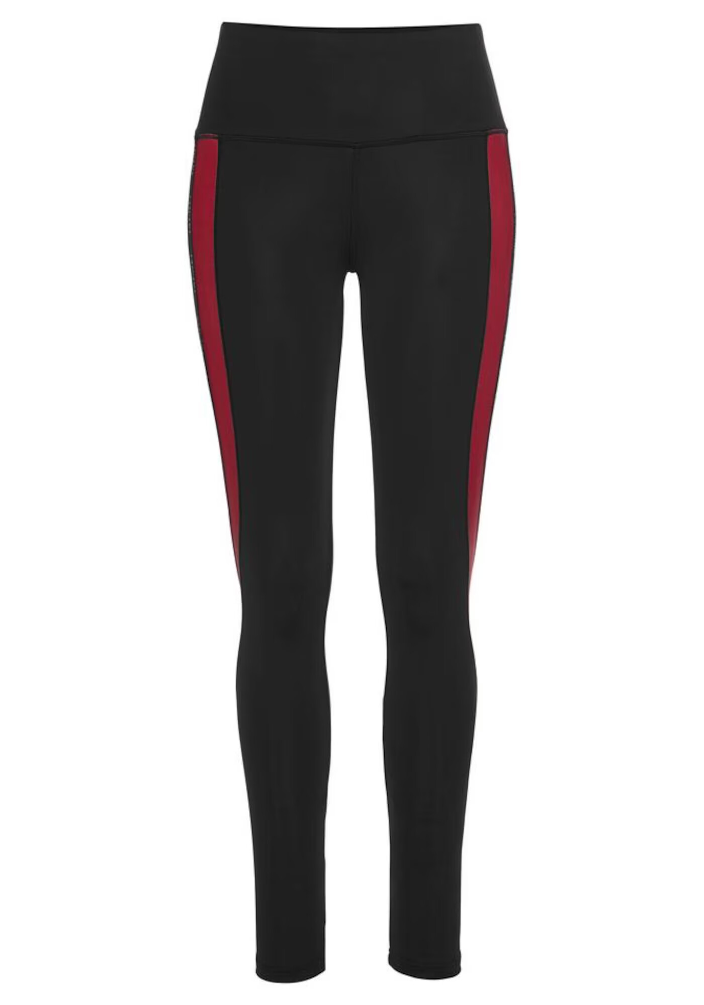 LASCANA ACTIVE Pantaloni sport roșu / negru - Pled.ro