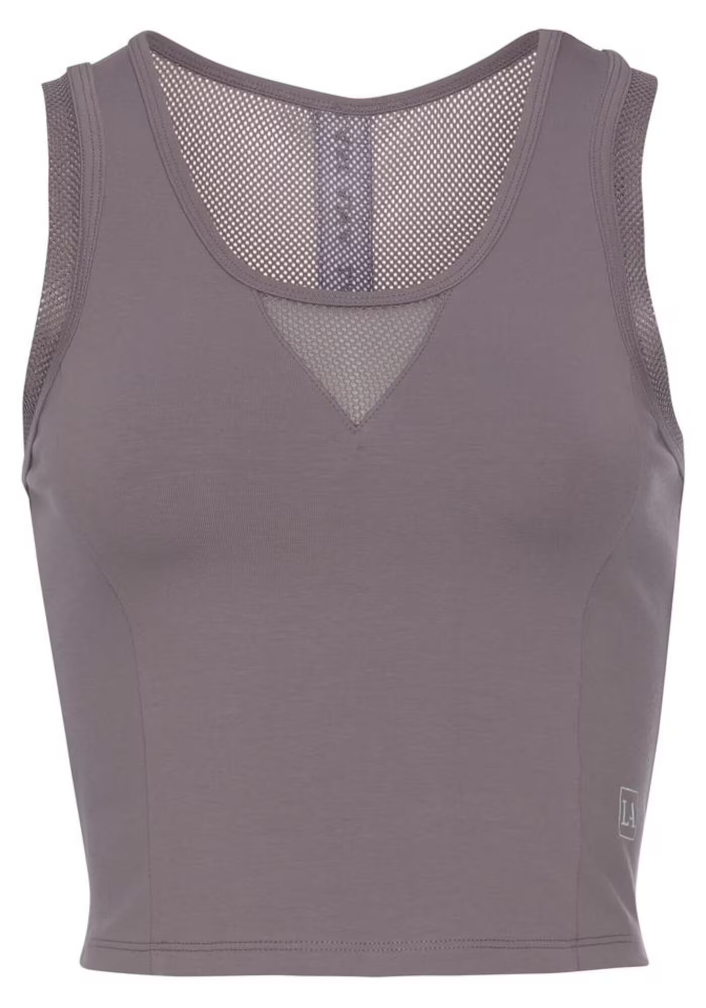 LASCANA ACTIVE Sport top gri piatră - Pled.ro