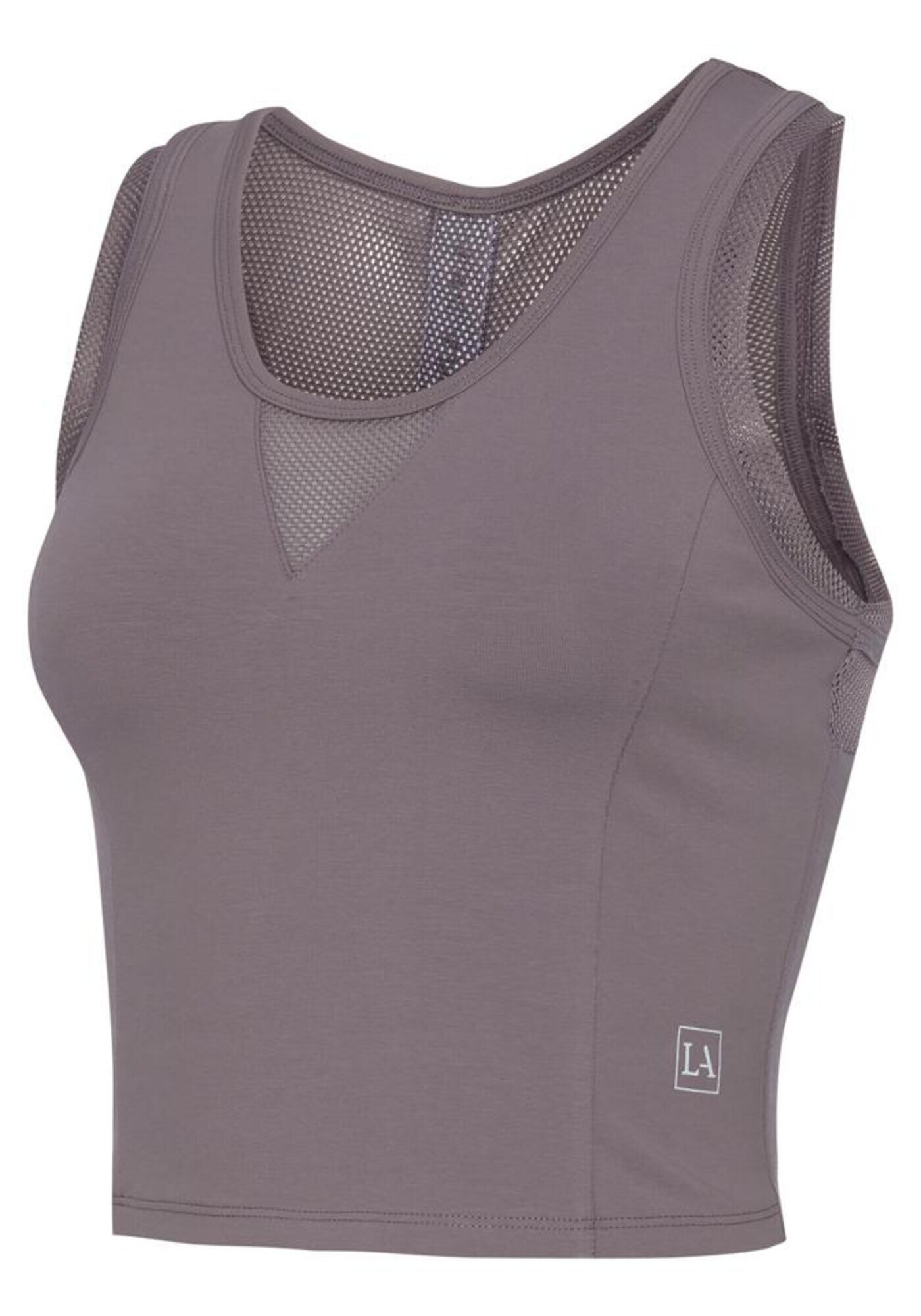 LASCANA ACTIVE Sport top gri piatră - Pled.ro