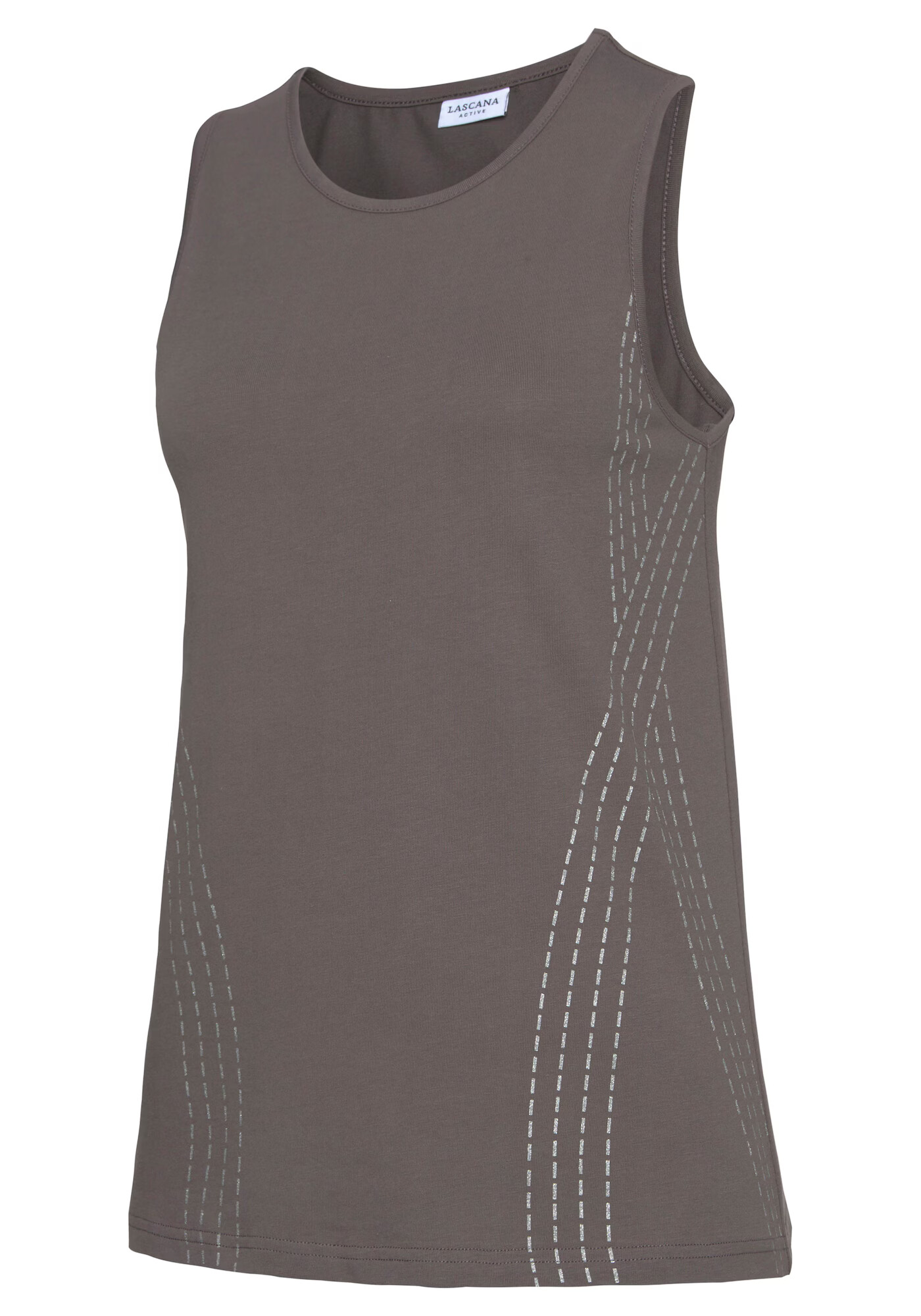 LASCANA ACTIVE Sport top gri taupe - Pled.ro