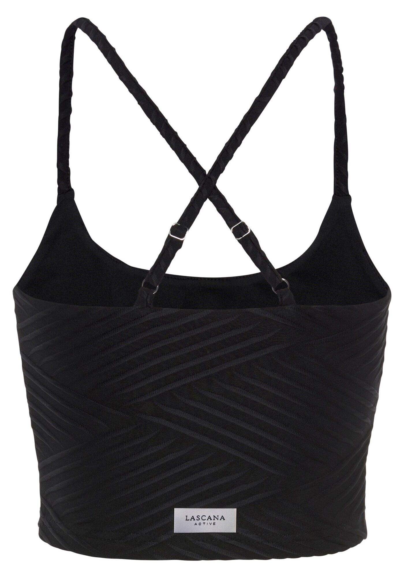 LASCANA ACTIVE Sport top negru - Pled.ro