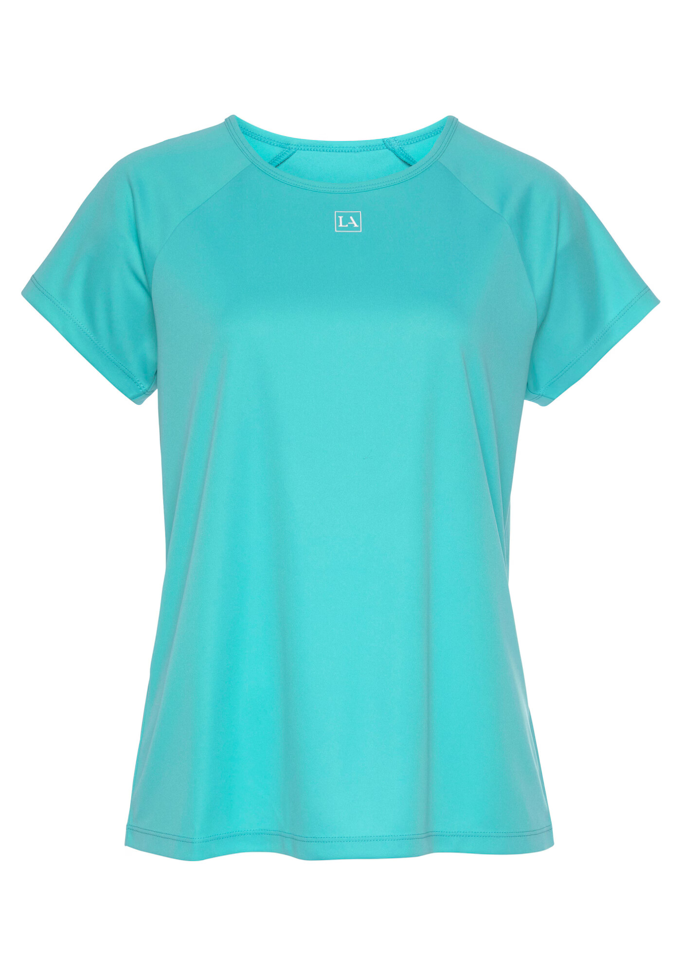 LASCANA ACTIVE Tricou funcțional albastru aqua / alb - Pled.ro