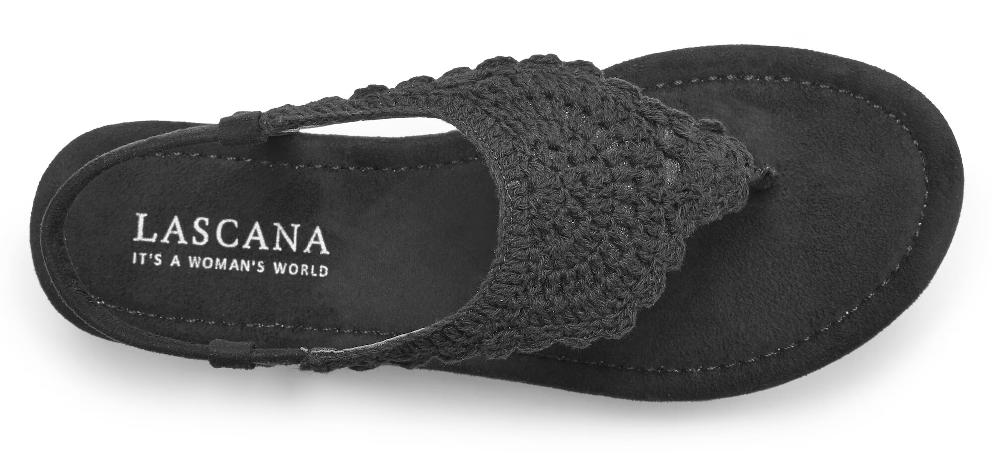 LASCANA Flip-flops negru - Pled.ro