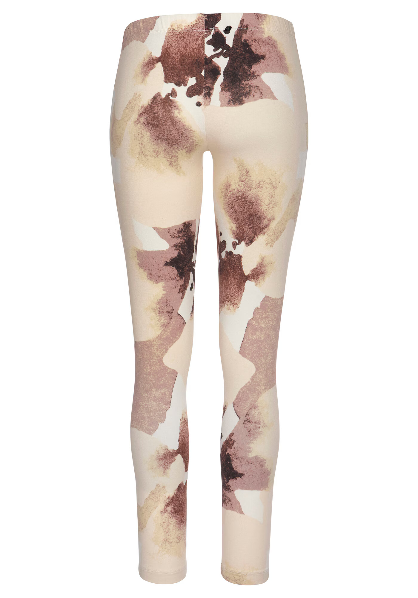 LASCANA Leggings 'Believe' bej / roz pudră - Pled.ro