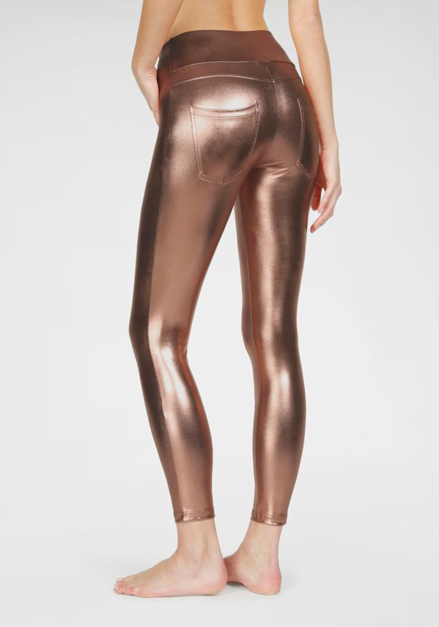 LASCANA Leggings bronz / auriu - roz - Pled.ro