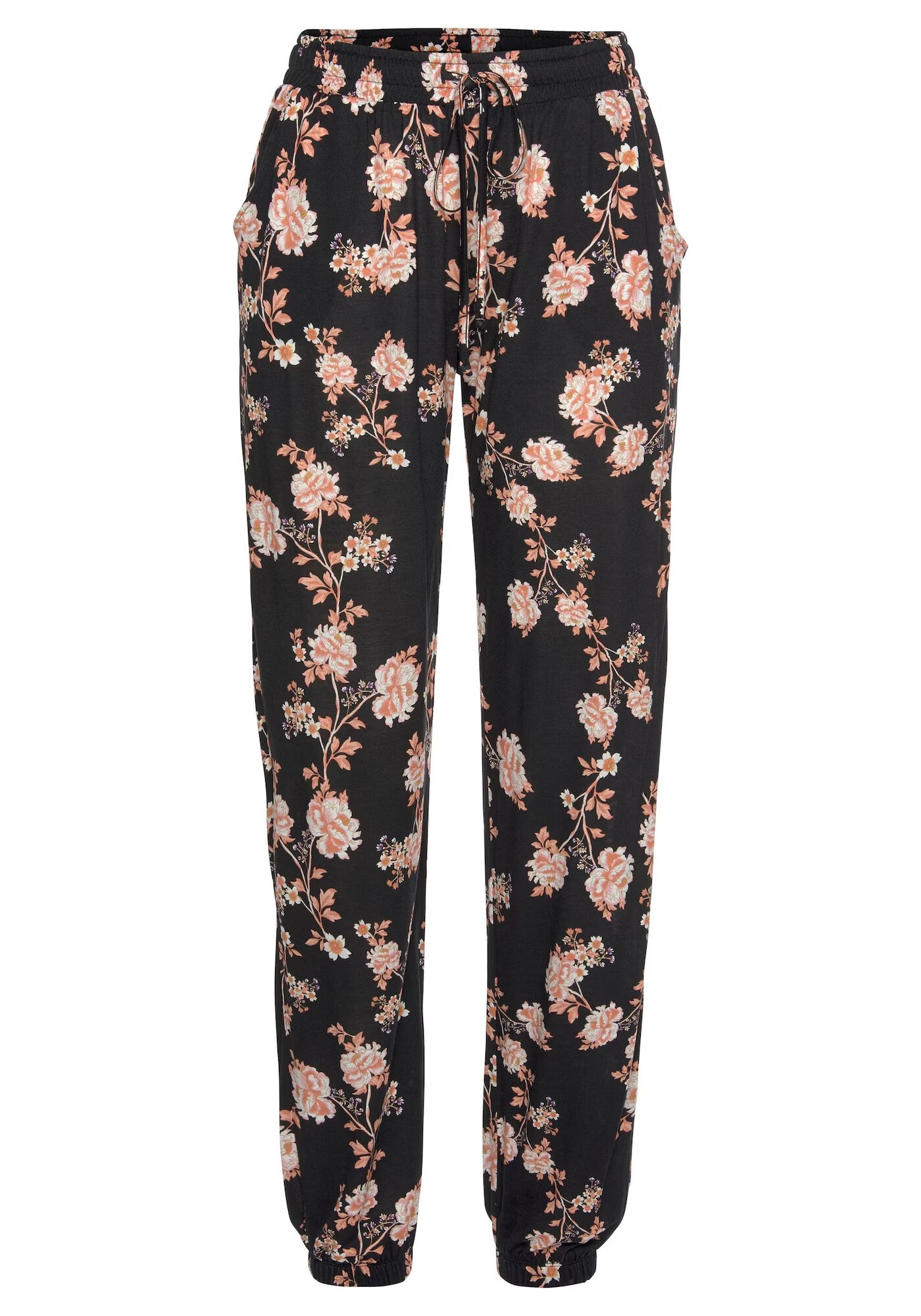 LASCANA Pantaloni roz / negru - Pled.ro