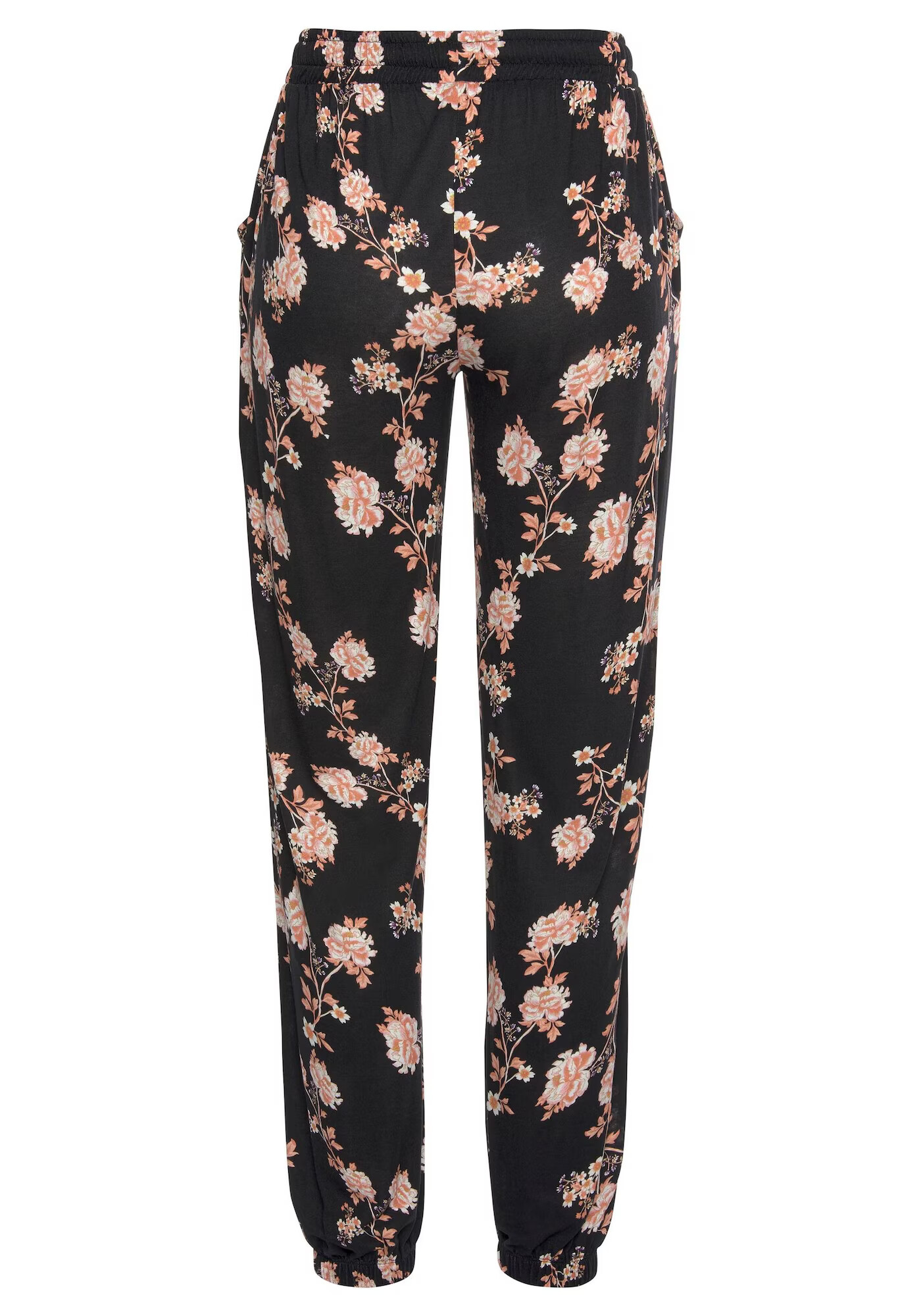 LASCANA Pantaloni roz / negru - Pled.ro