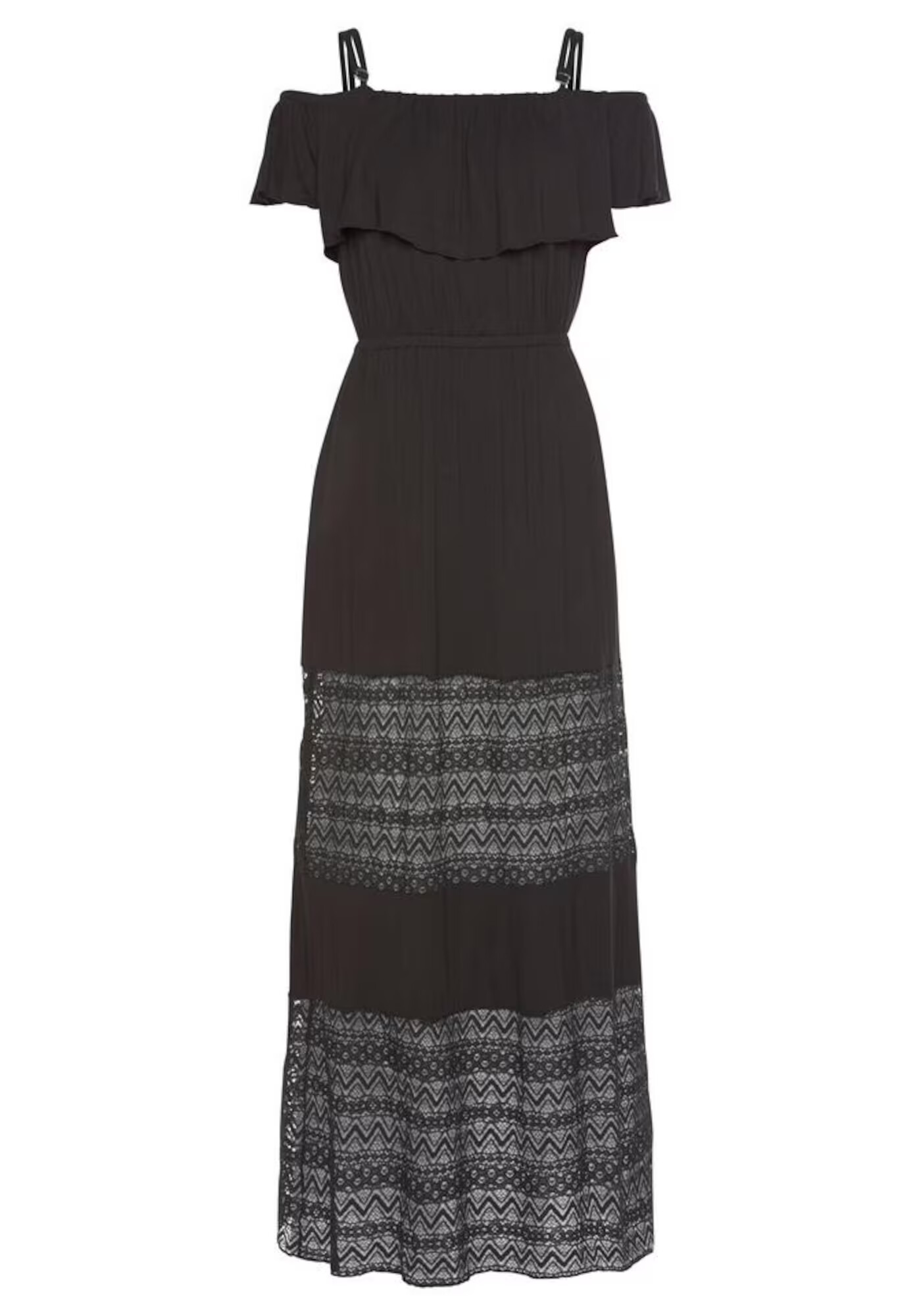 LASCANA Rochie de plaja negru - Pled.ro