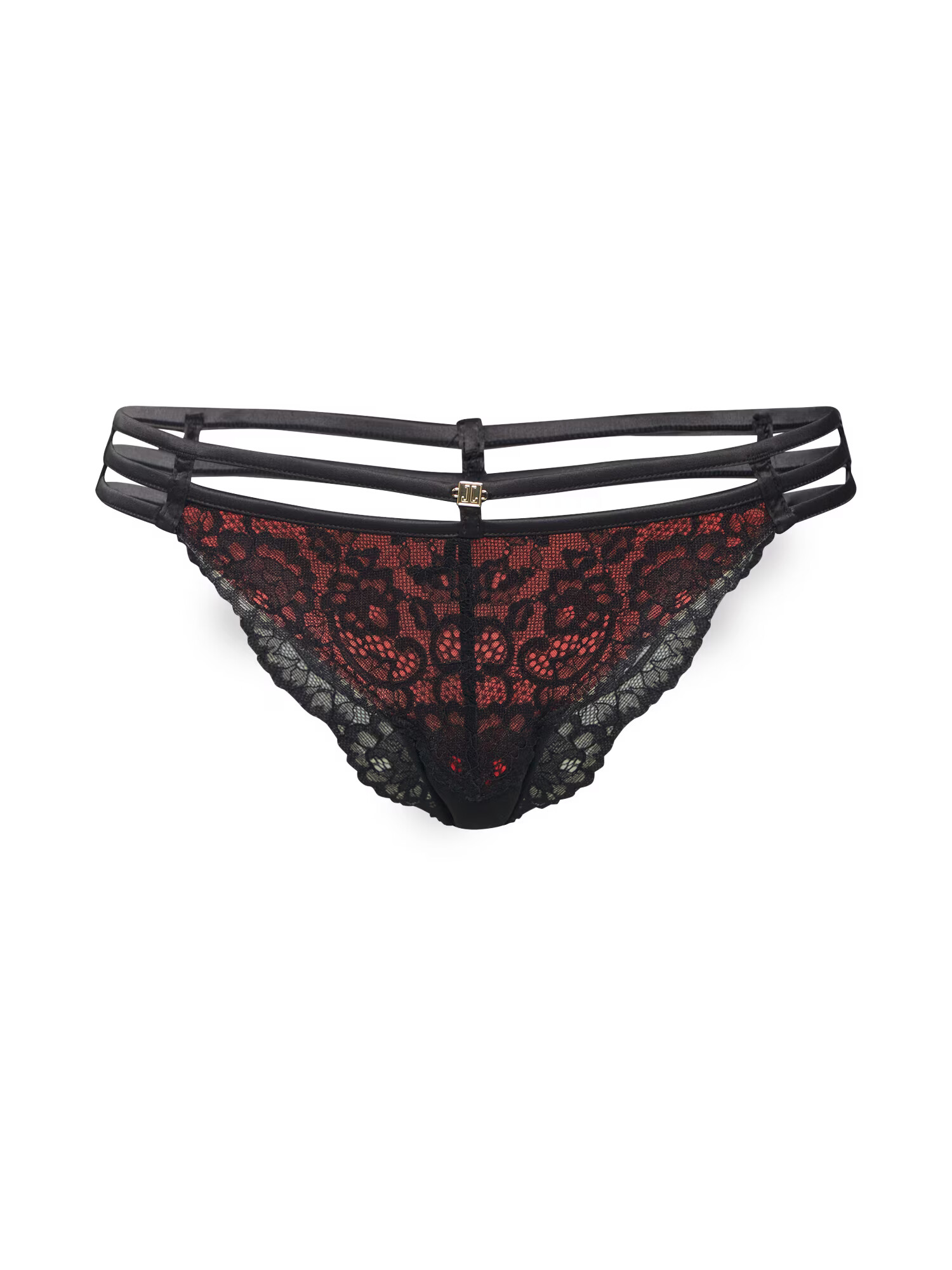 LASCANA Slip 'Brief' roșu / negru - Pled.ro