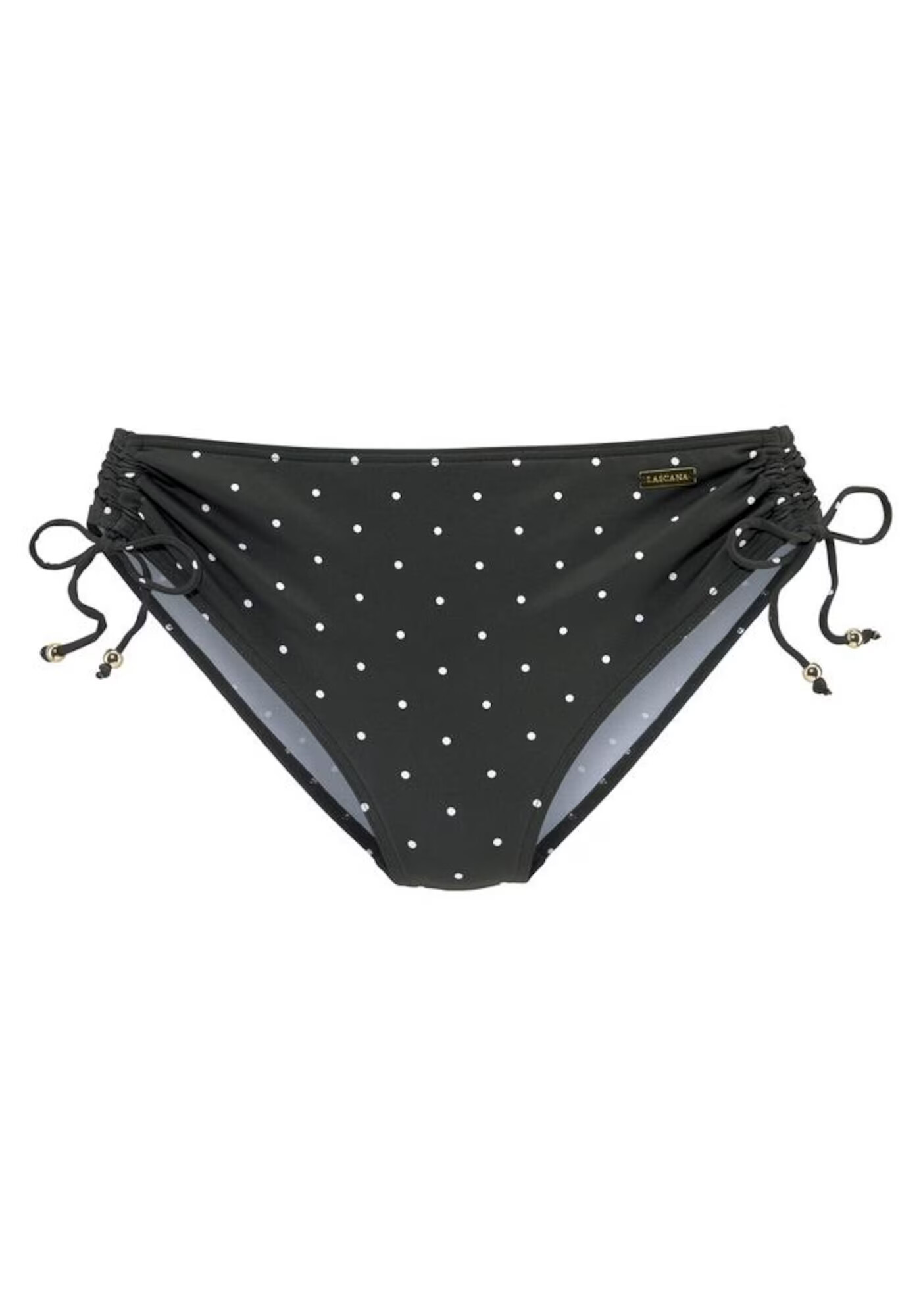 LASCANA Slip costum de baie 'Sparkel' negru - Pled.ro