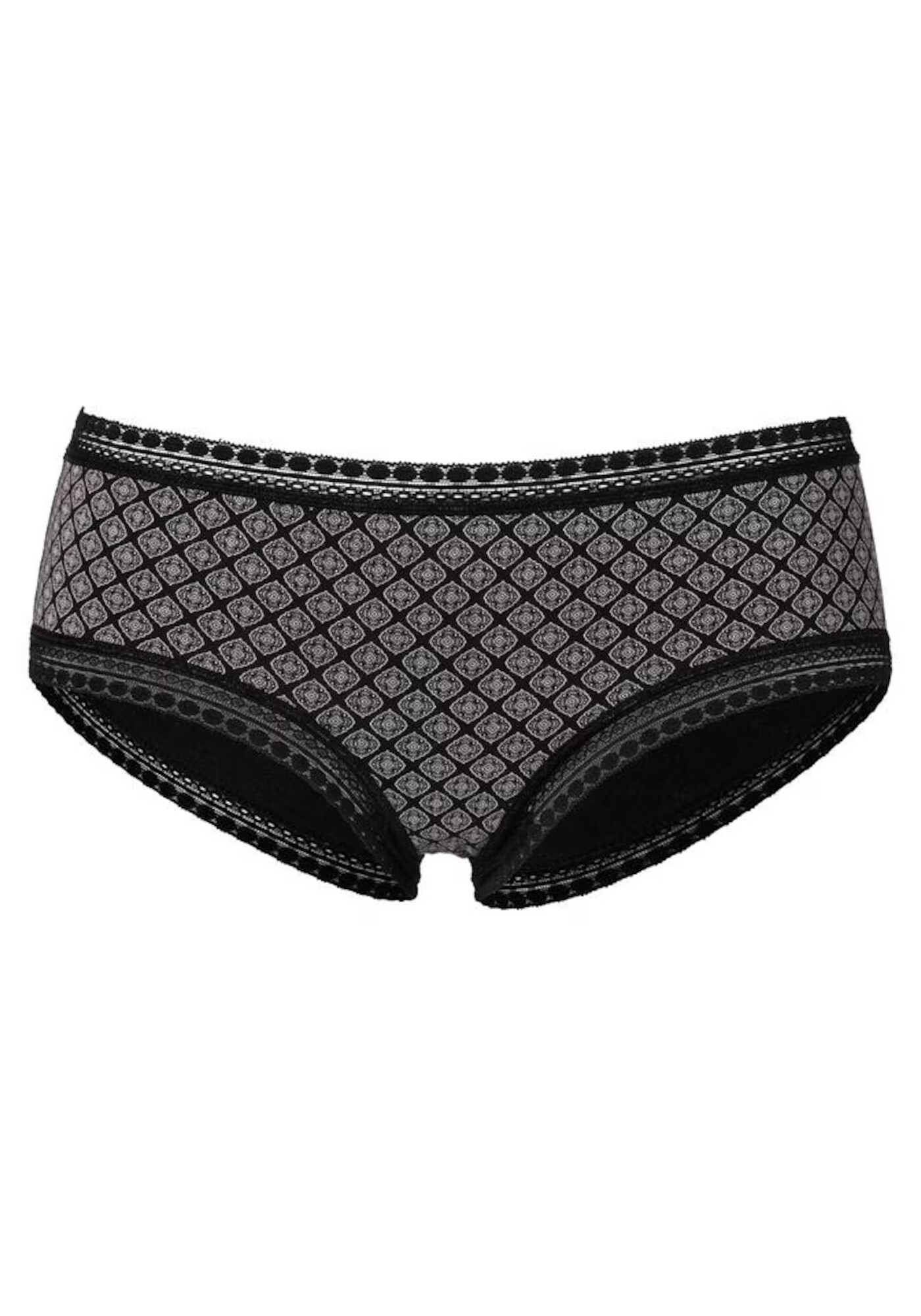 LASCANA Slip gri / negru - Pled.ro