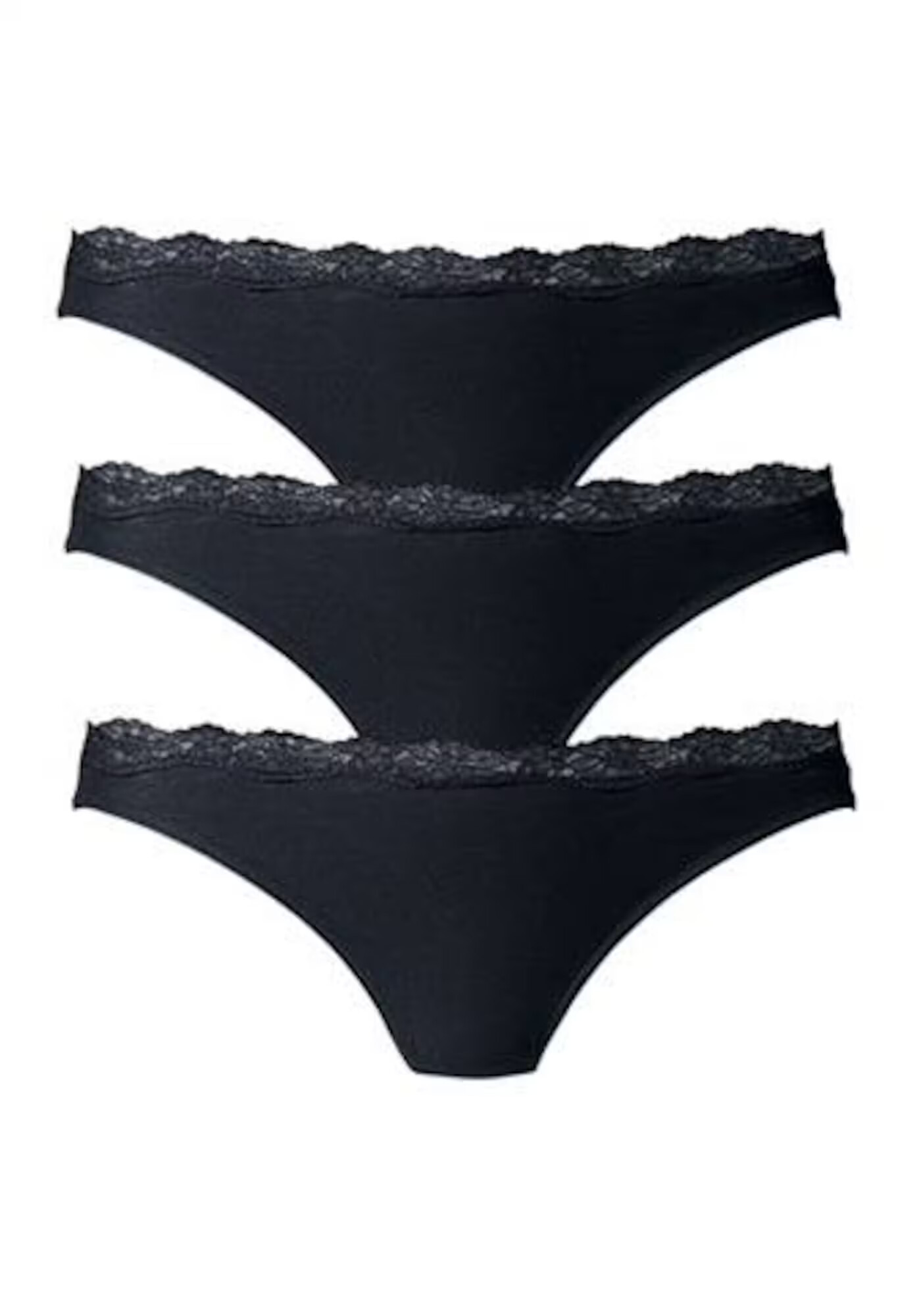 LASCANA Tanga negru - Pled.ro