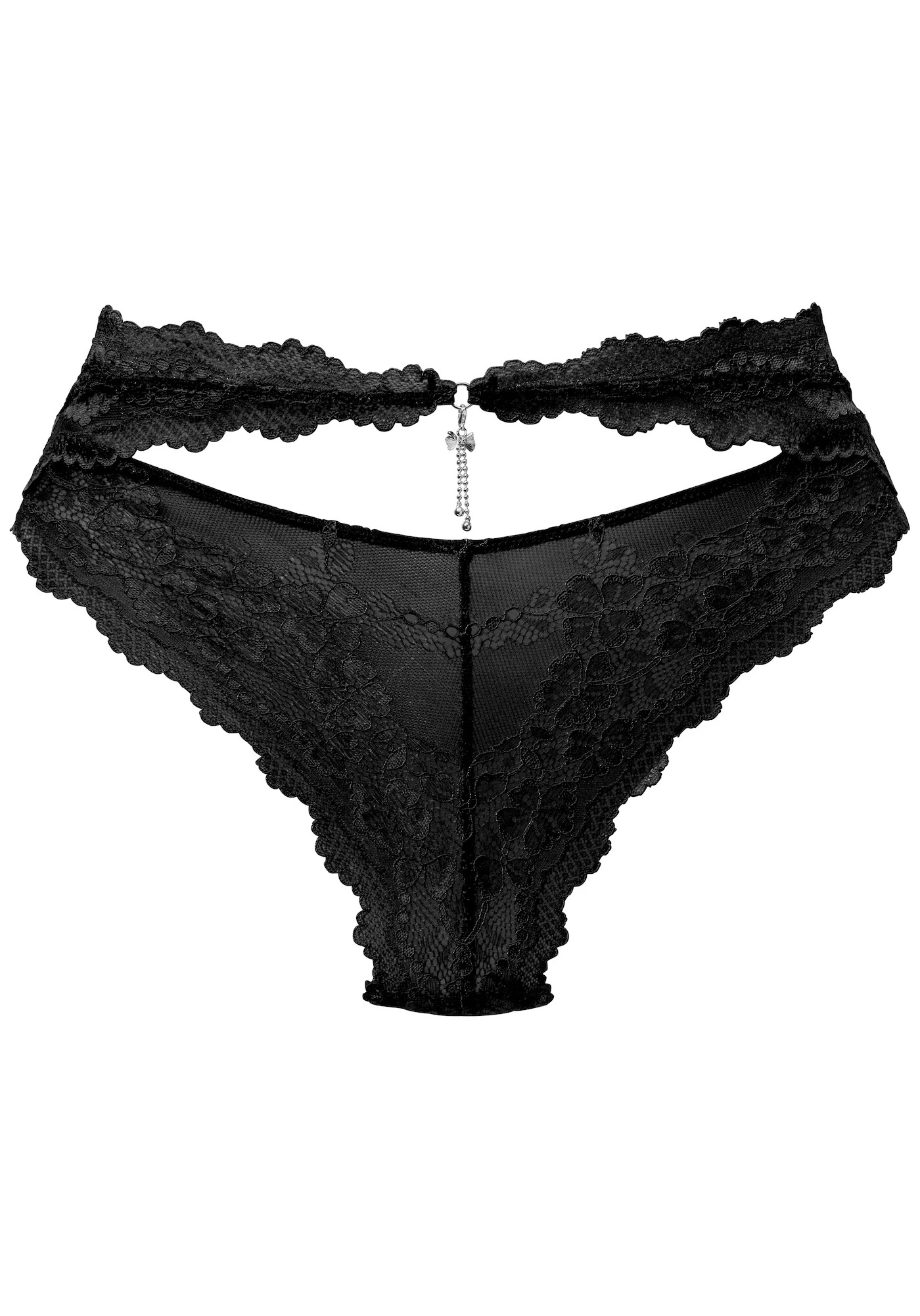 LASCANA Slip 'Tanga' negru - Pled.ro