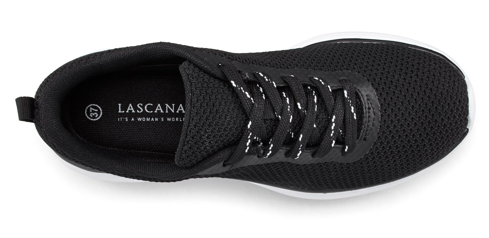 LASCANA Sneaker low negru - Pled.ro