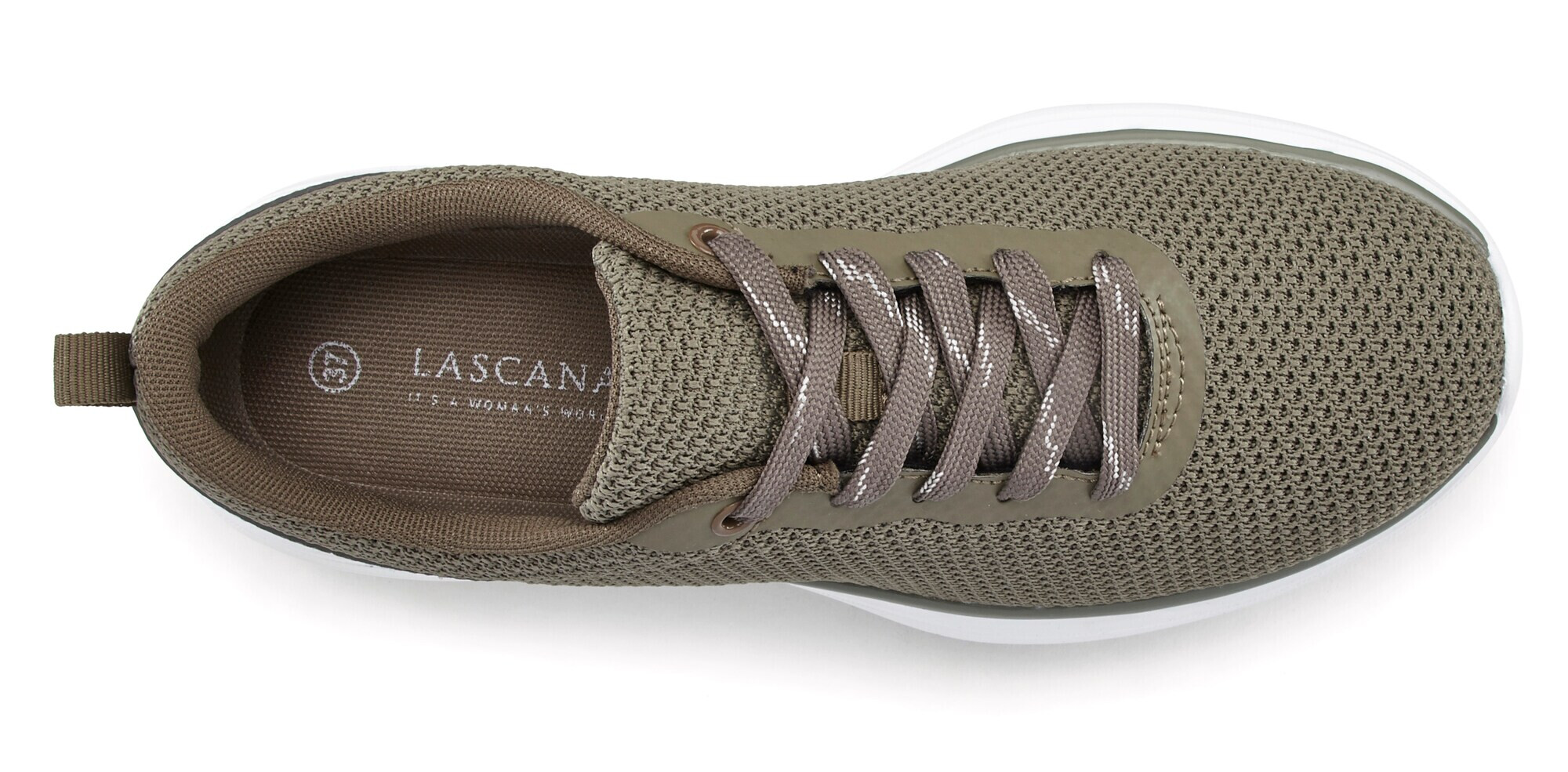 LASCANA Sneaker low oliv - Pled.ro