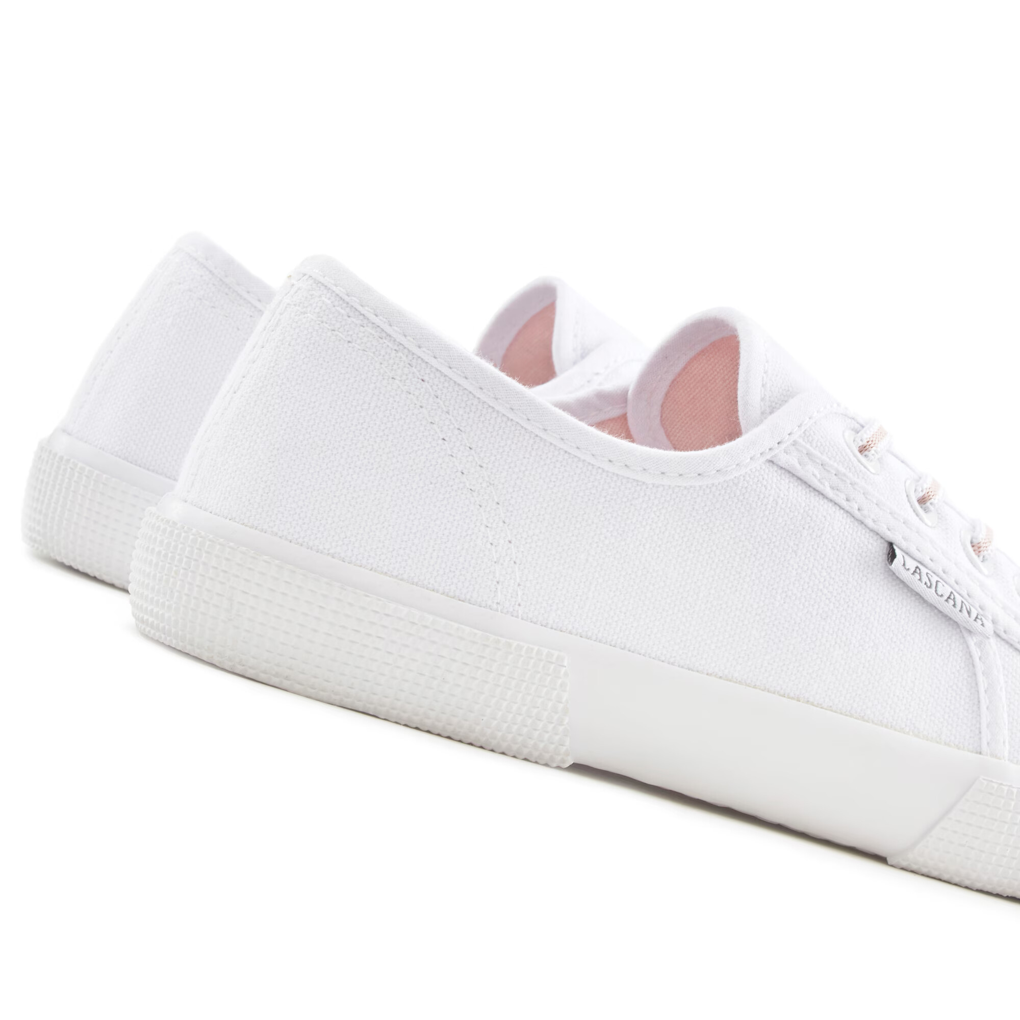 LASCANA Sneaker low roz pal / alb - Pled.ro