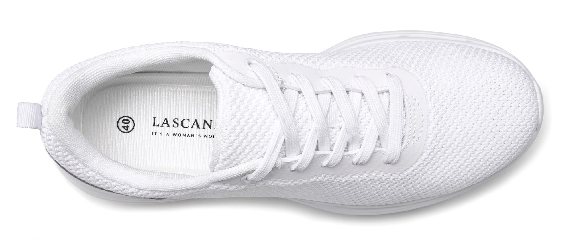 LASCANA Sneaker low verde deschis / alb - Pled.ro