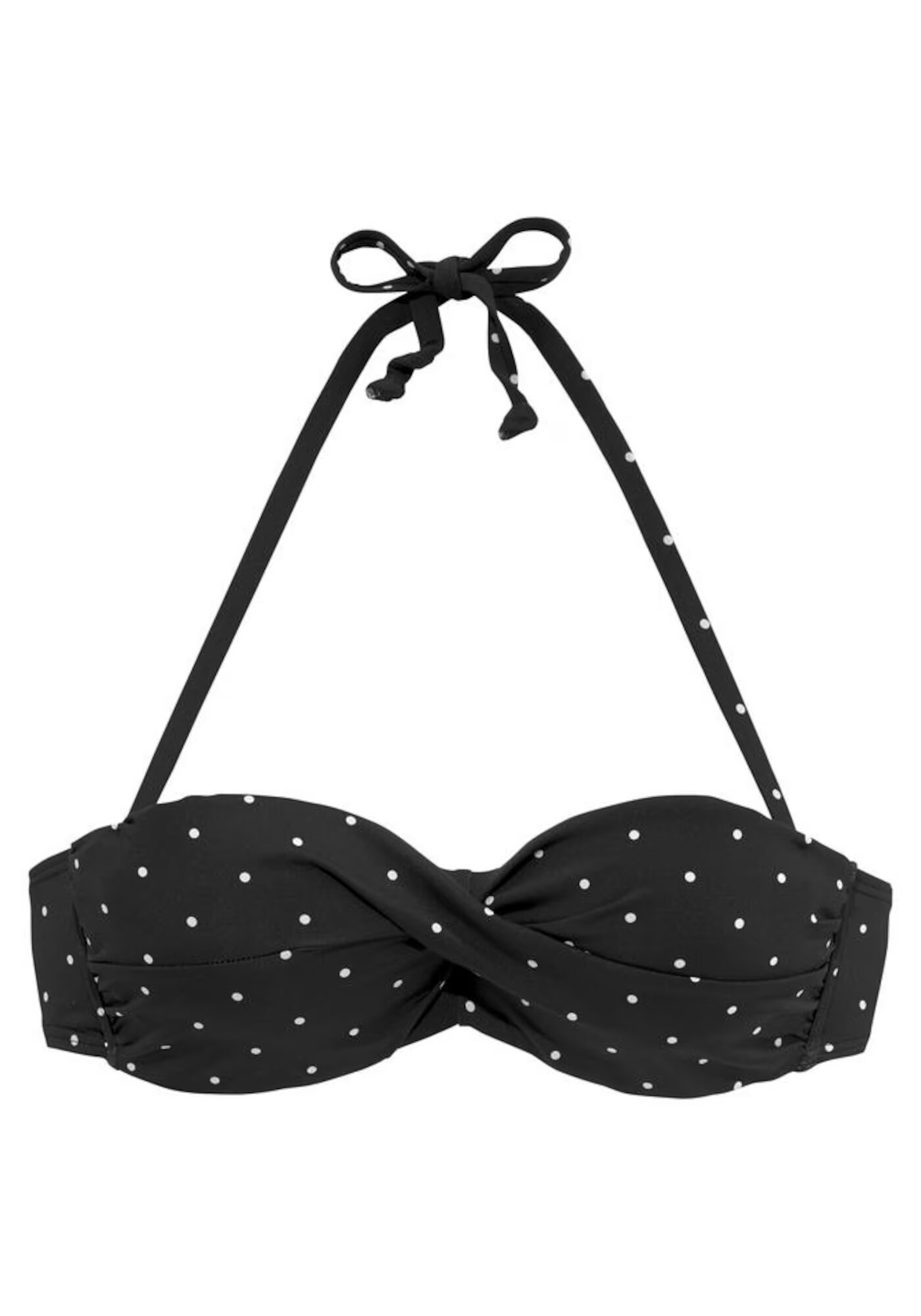 LASCANA Sutien costum de baie 'Sparkel' negru - Pled.ro