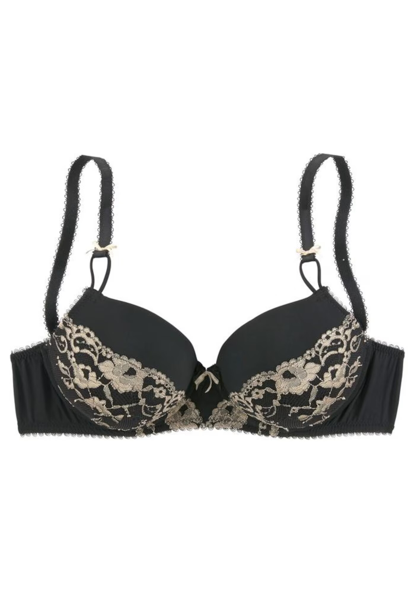 LASCANA Sutien 'Fabiola' auriu / negru - Pled.ro