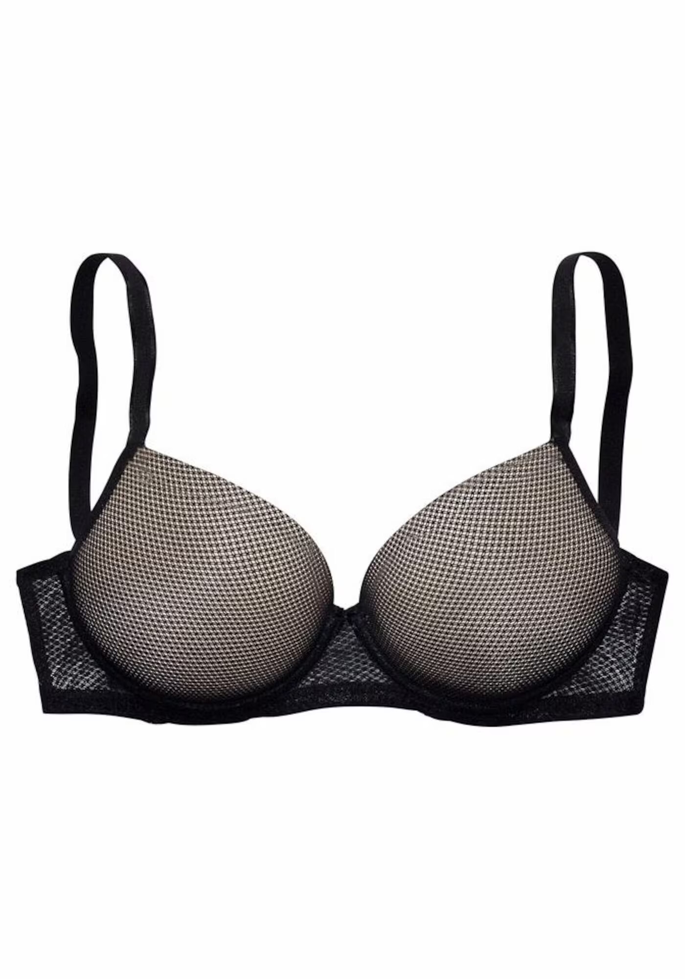 LASCANA Sutien 'Invisible Pink' gri / negru - Pled.ro