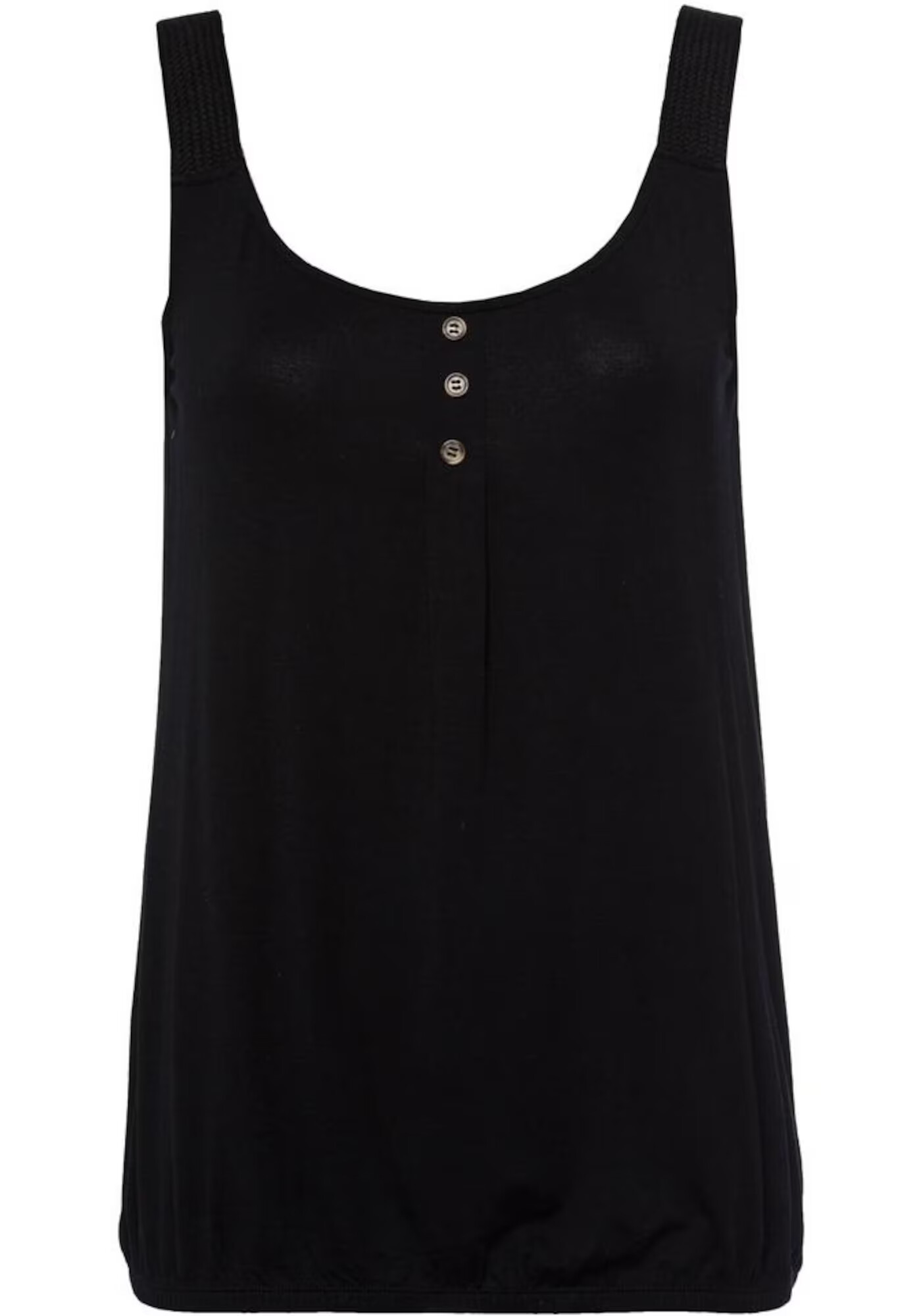 LASCANA Top crem / negru - Pled.ro