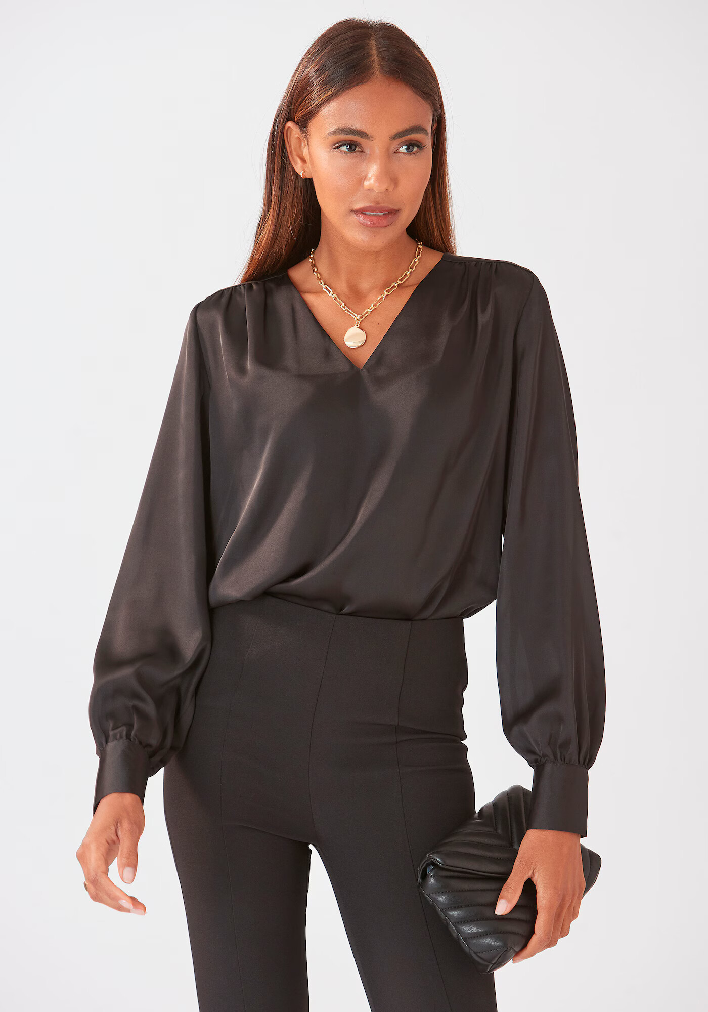 LASCANA Top negru - Pled.ro