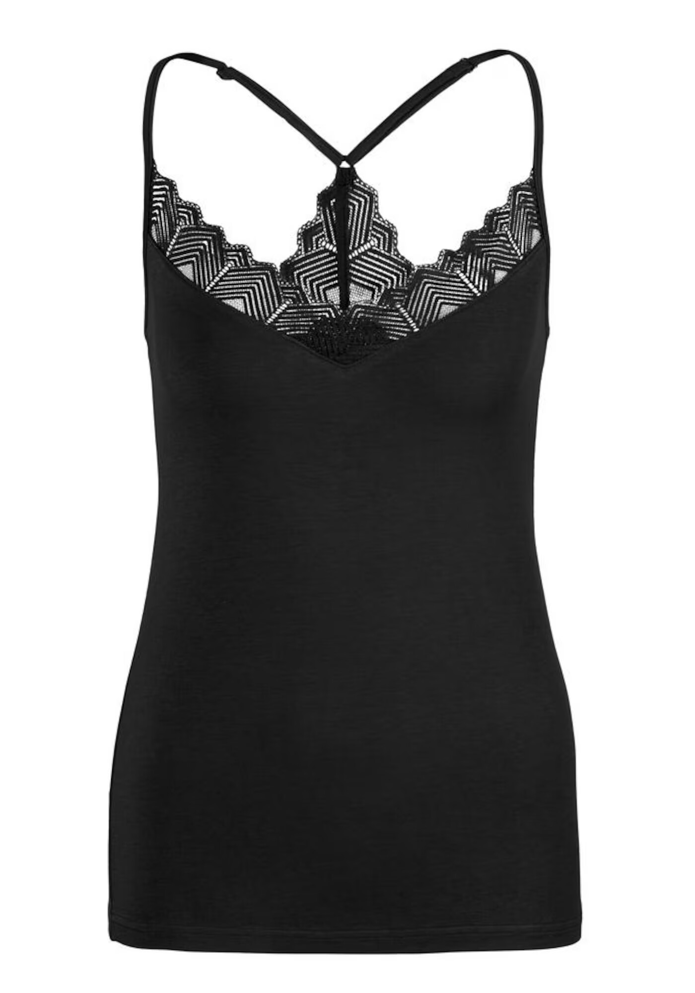 LASCANA Top roz / negru - Pled.ro