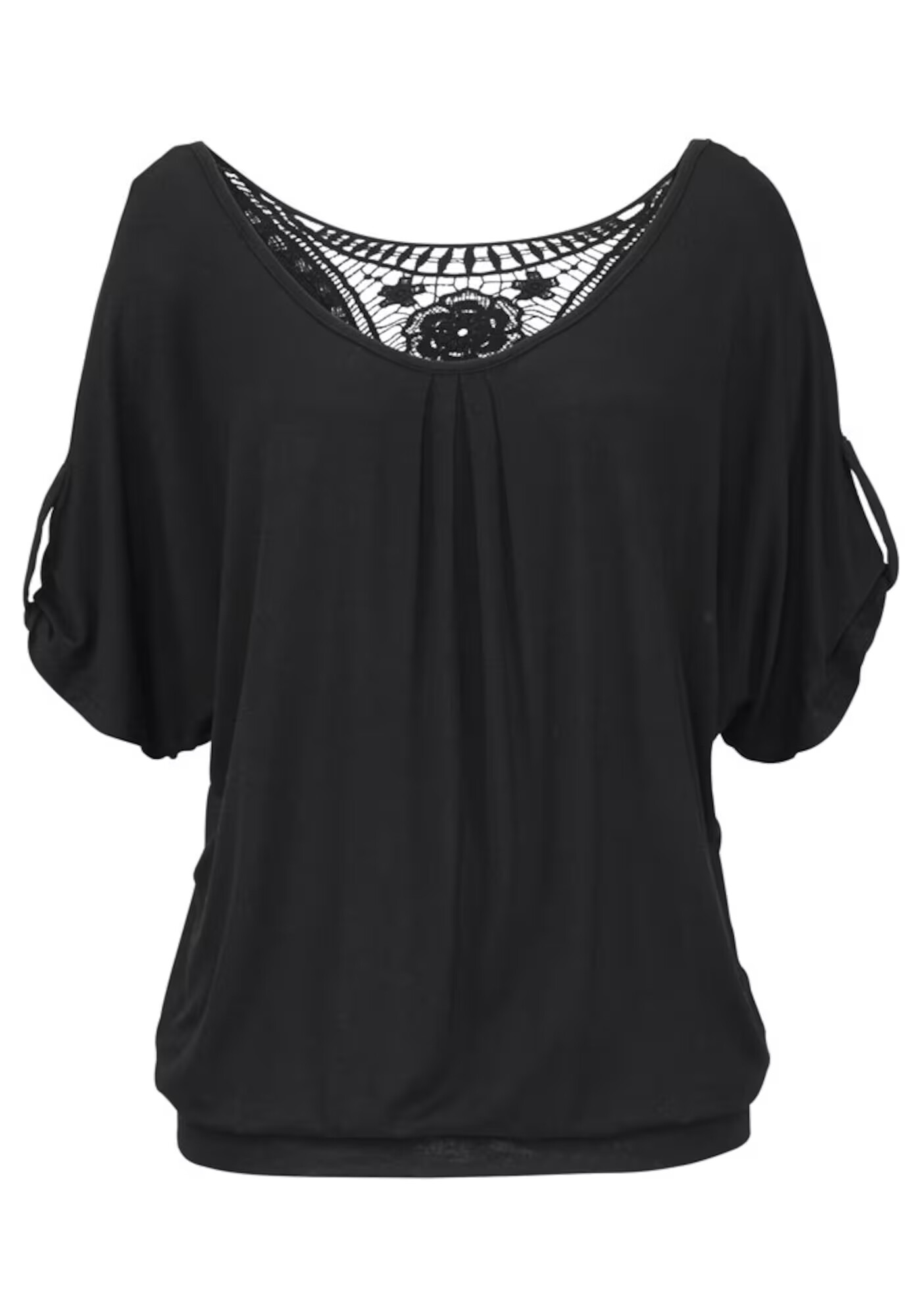 LASCANA Tricou negru - Pled.ro