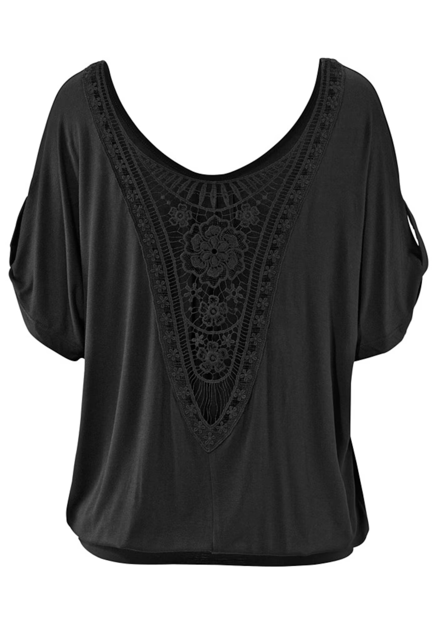 LASCANA Tricou negru - Pled.ro