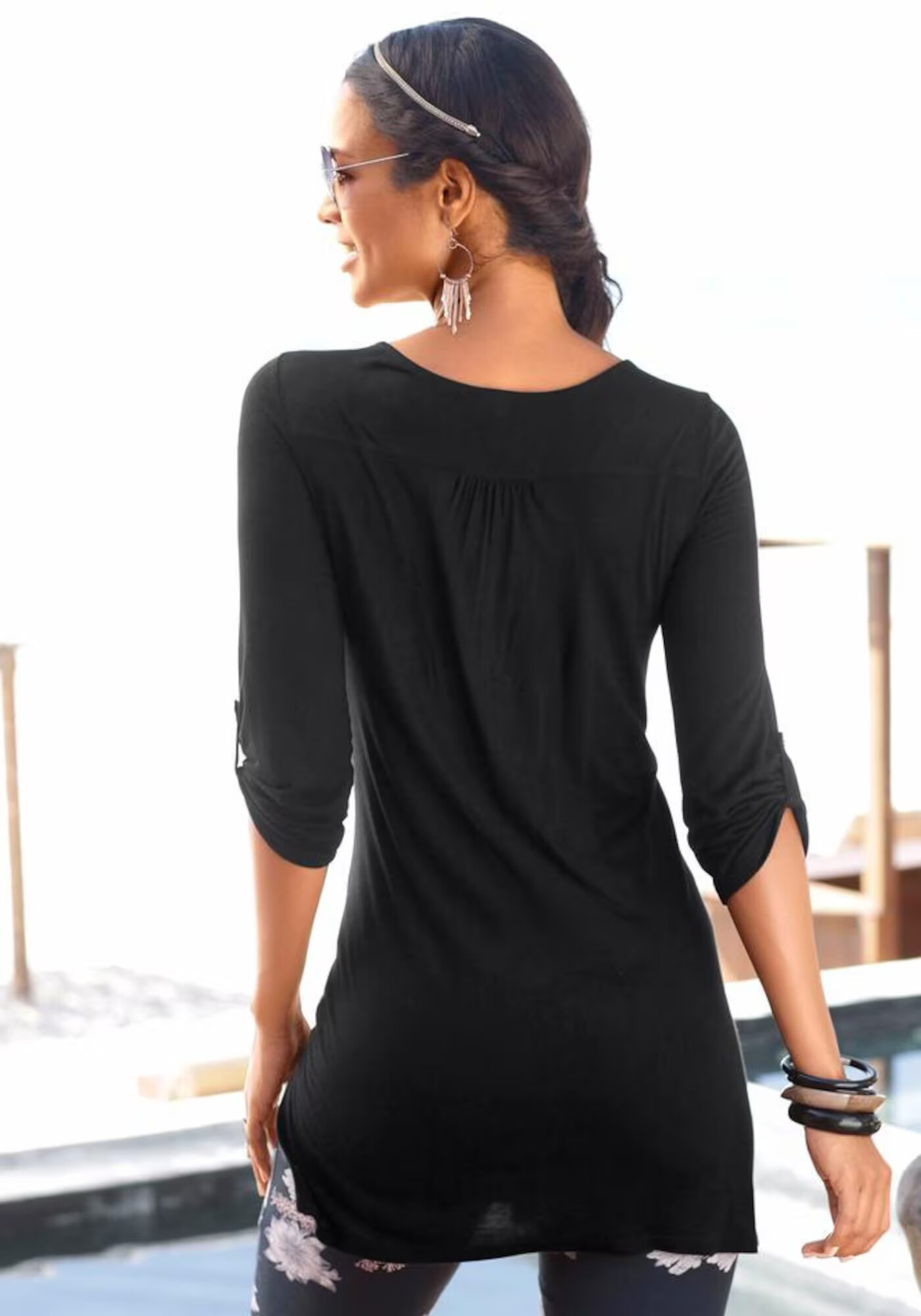 LASCANA Tricou negru - Pled.ro