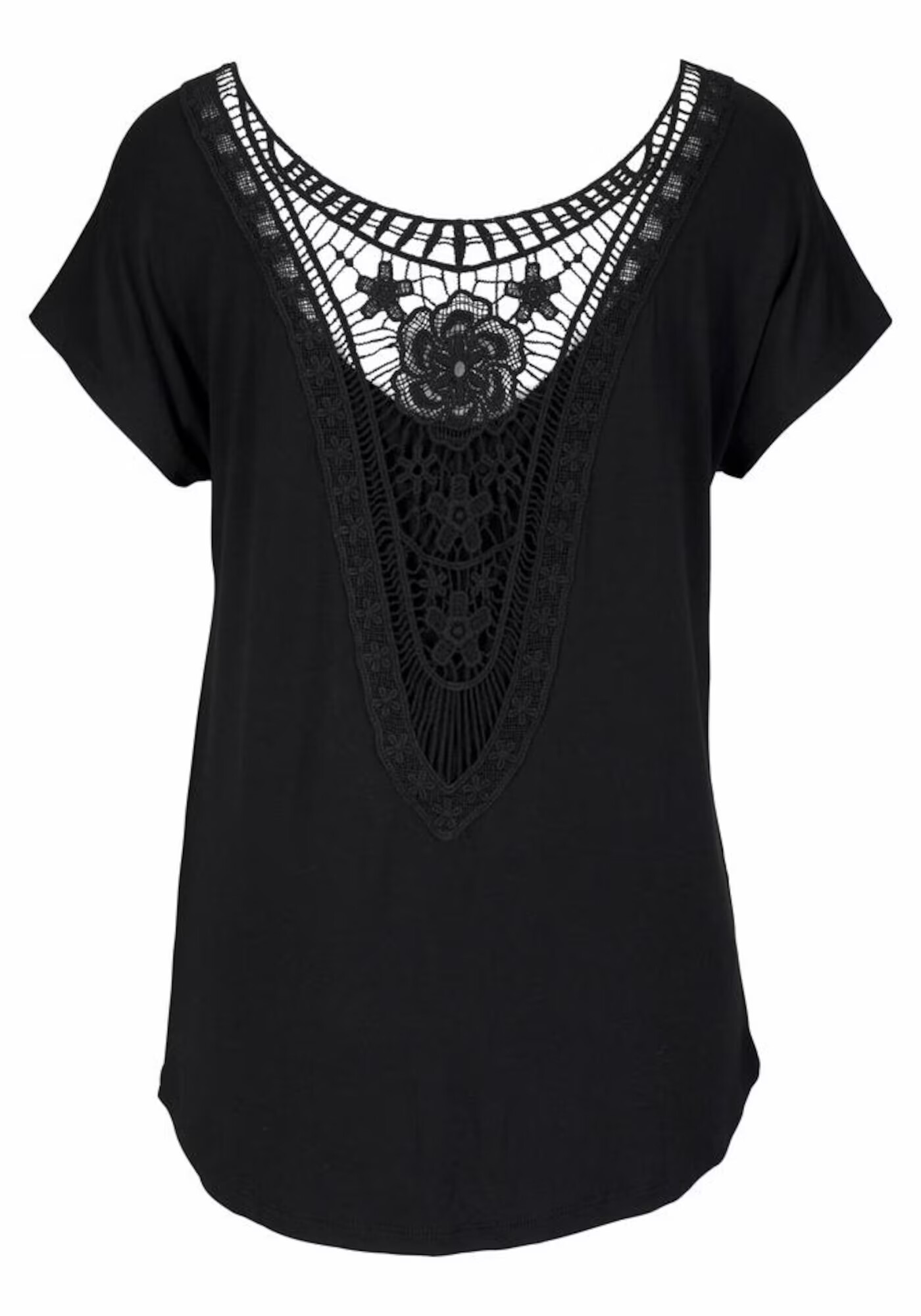 LASCANA Tricou negru - Pled.ro