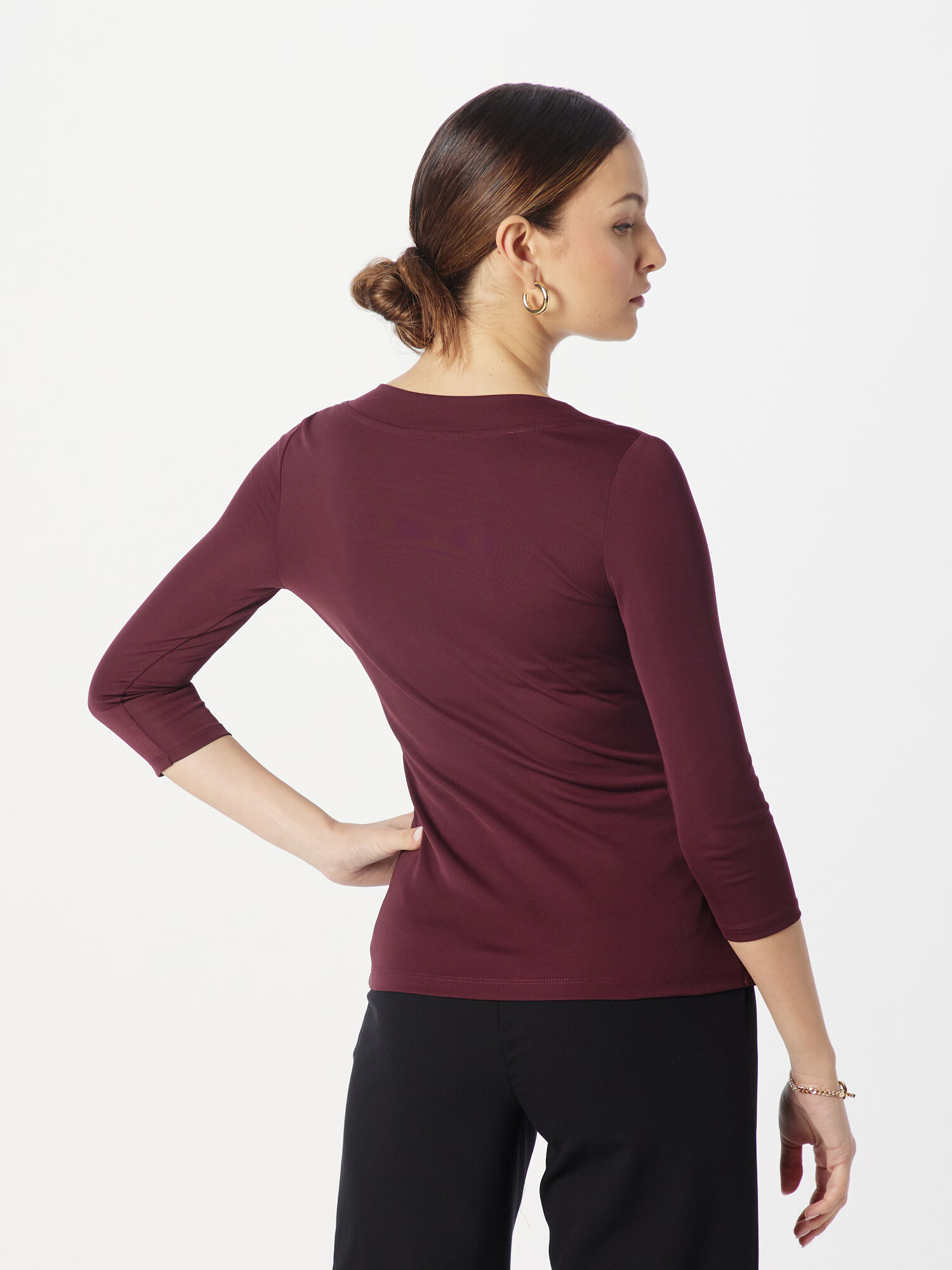 Lauren Ralph Lauren Tricou 'JAINAB' roșu burgundy - Pled.ro