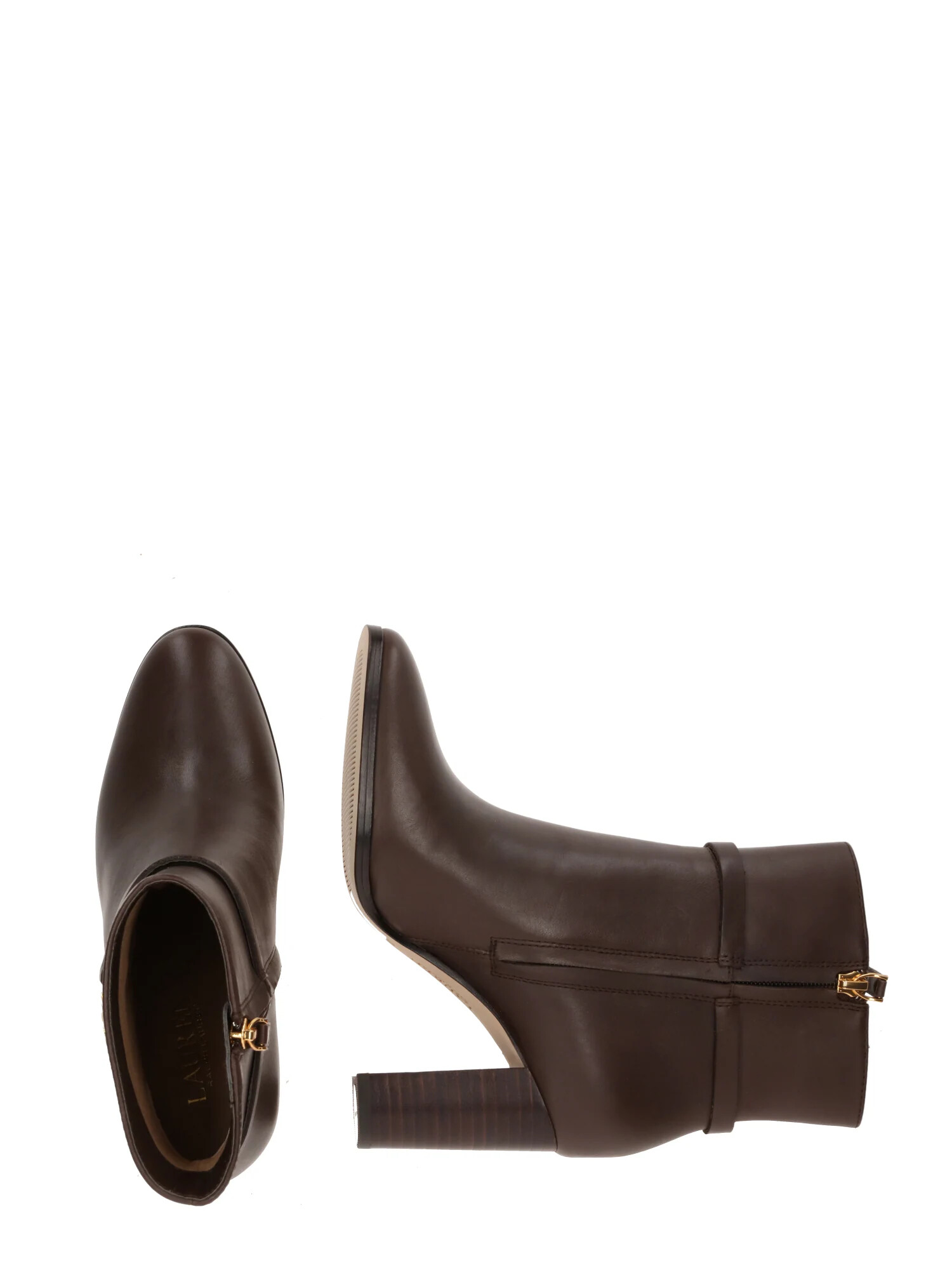 Lauren Ralph Lauren Botine ciocolatiu - Pled.ro