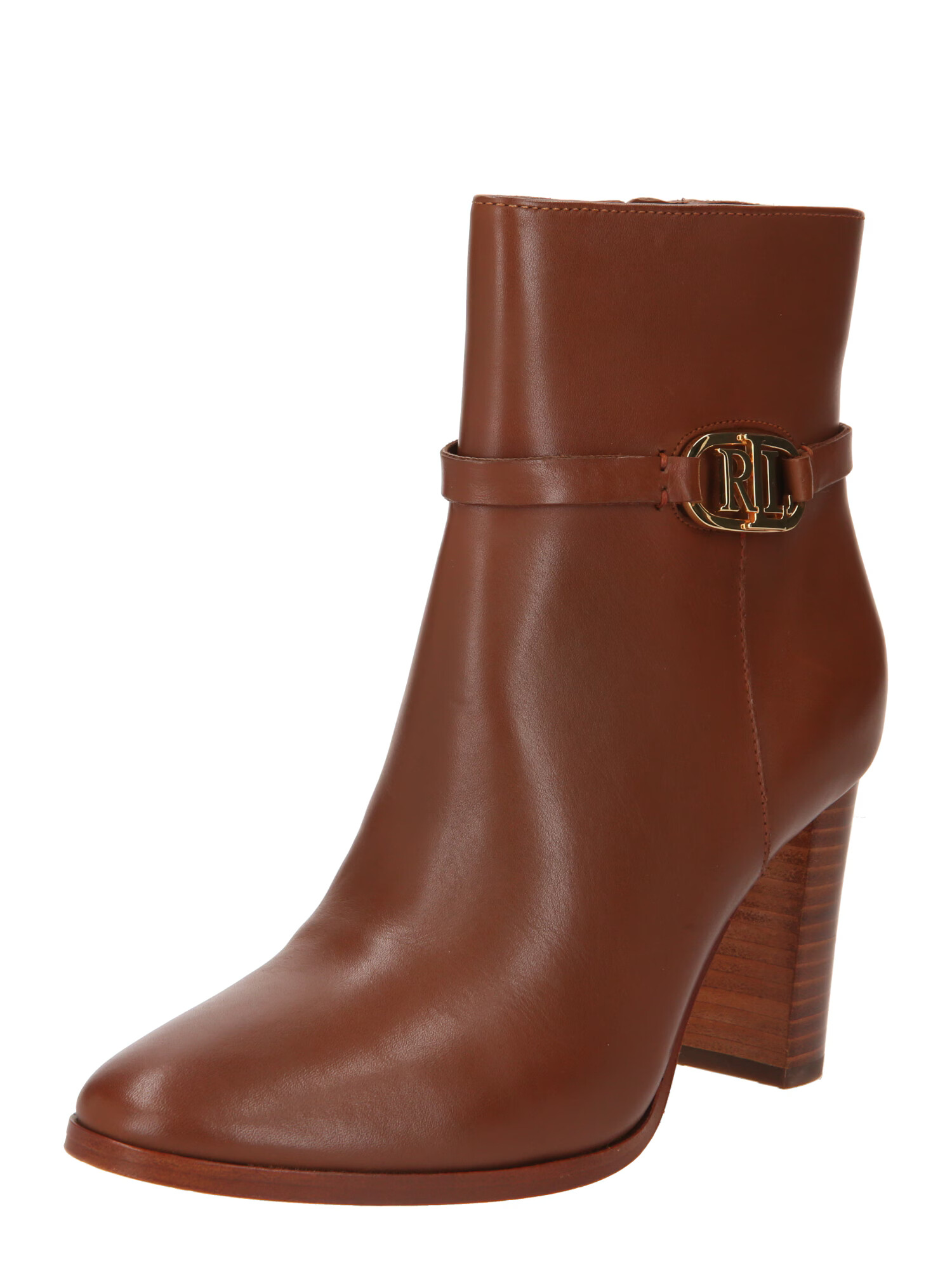 Lauren Ralph Lauren Botine ocru - Pled.ro