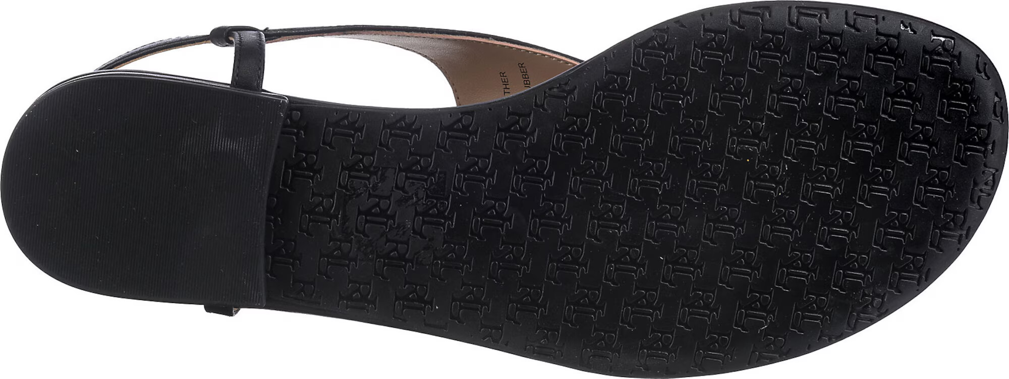 Lauren Ralph Lauren Flip-flops 'Ellington' auriu / negru - Pled.ro