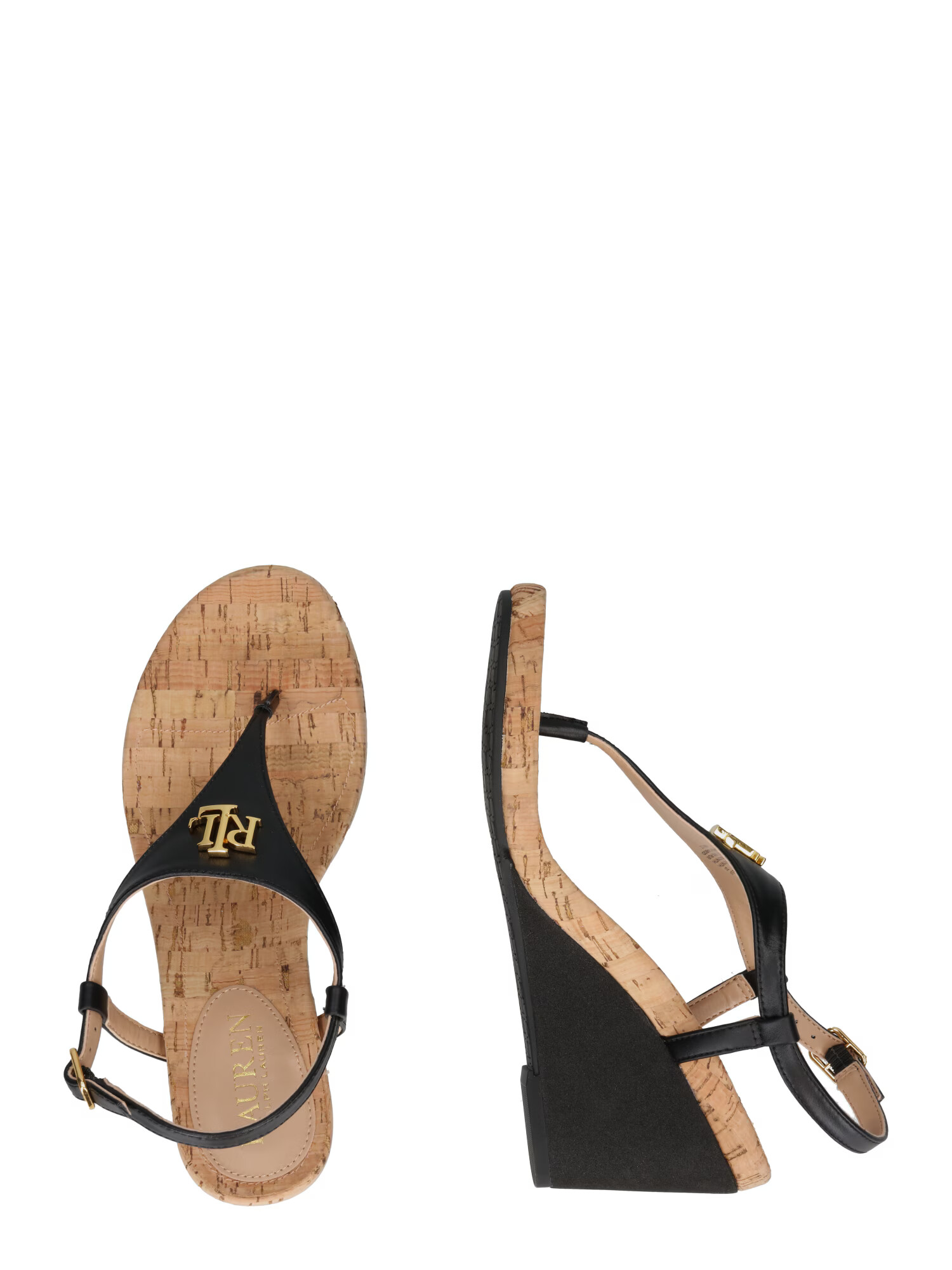 Lauren Ralph Lauren Flip-flops 'JEANNIE' negru - Pled.ro