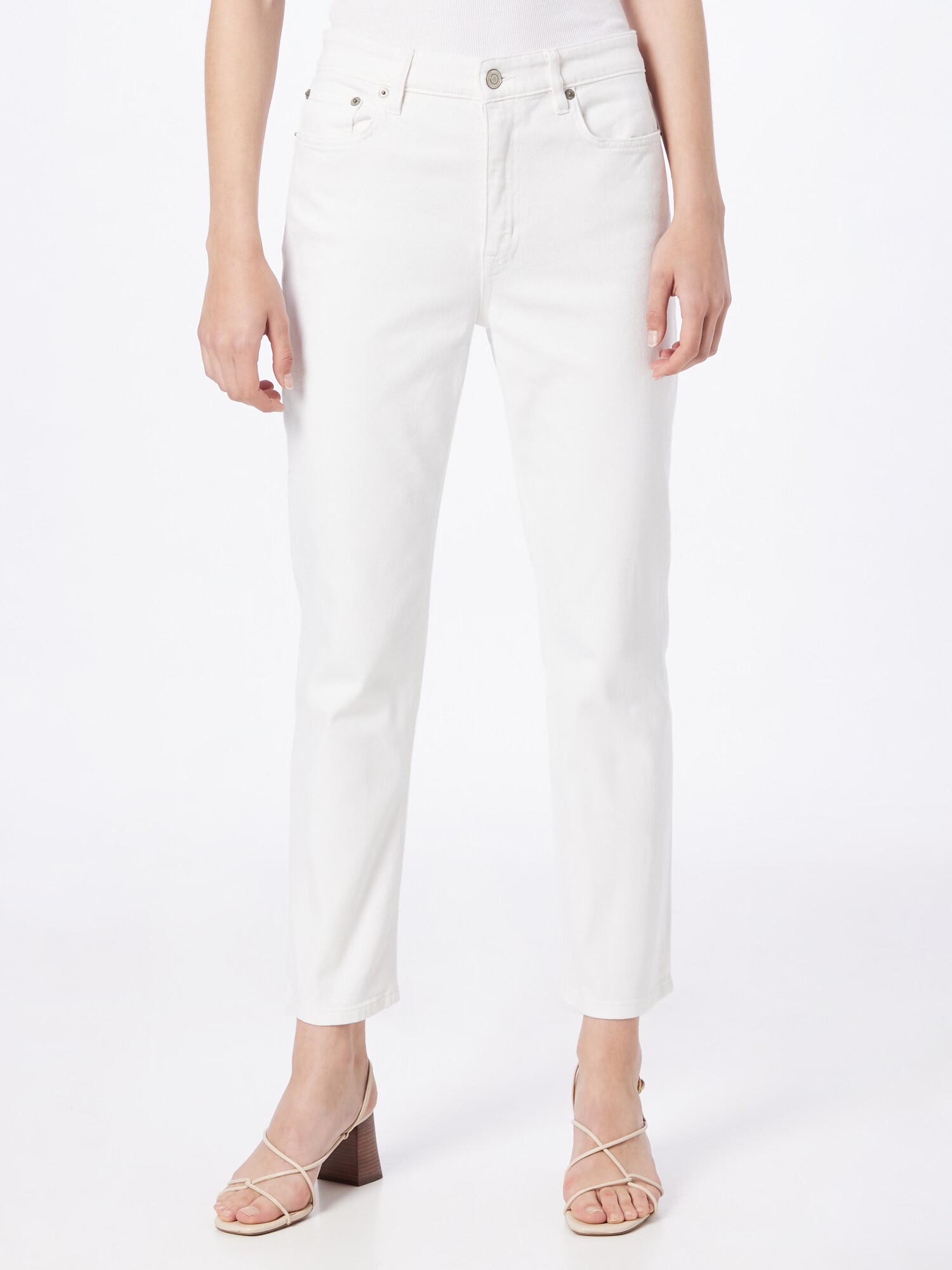 Lauren Ralph Lauren Jeans alb - Pled.ro