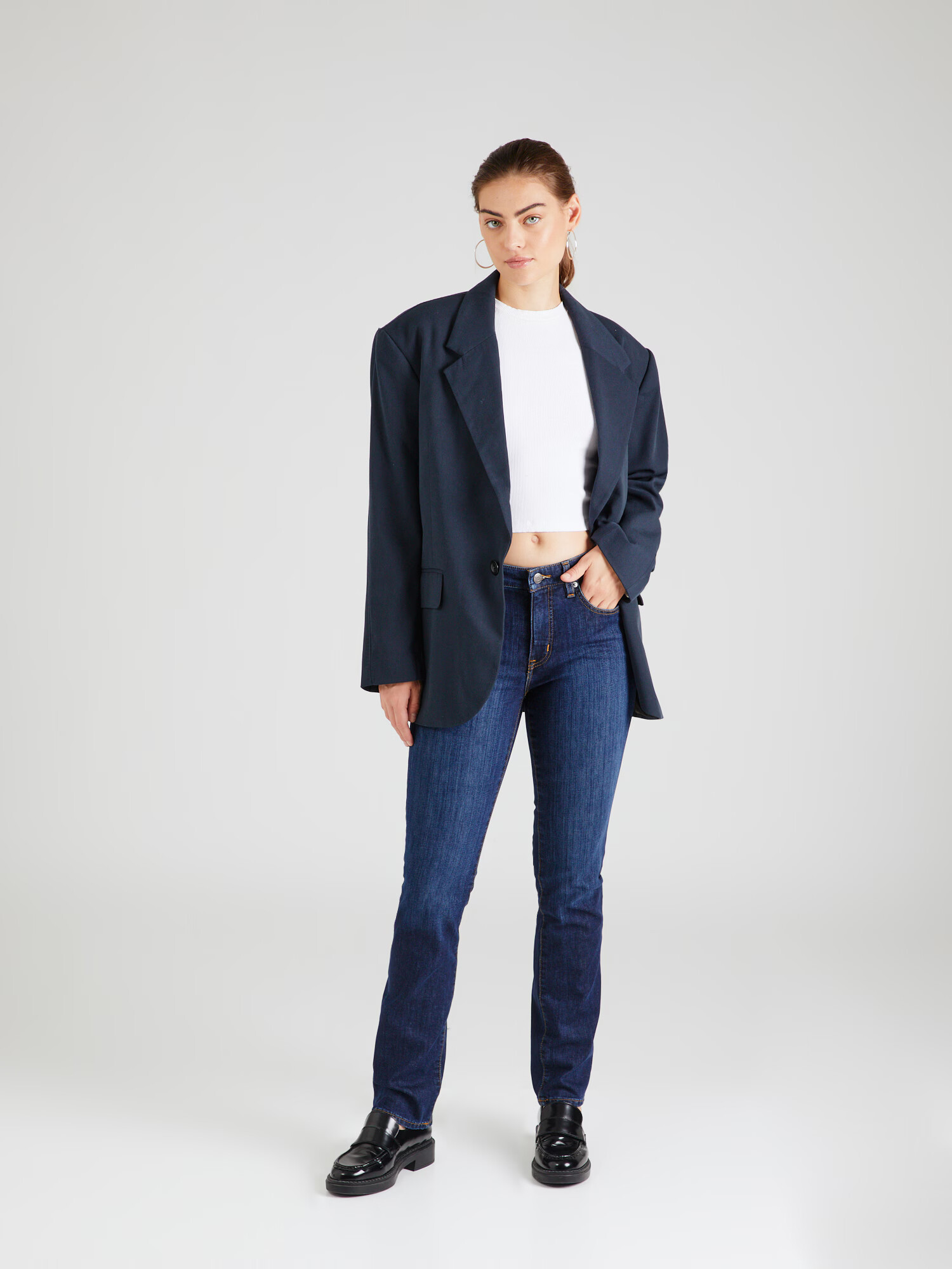 Lauren Ralph Lauren Jeans albastru denim - Pled.ro