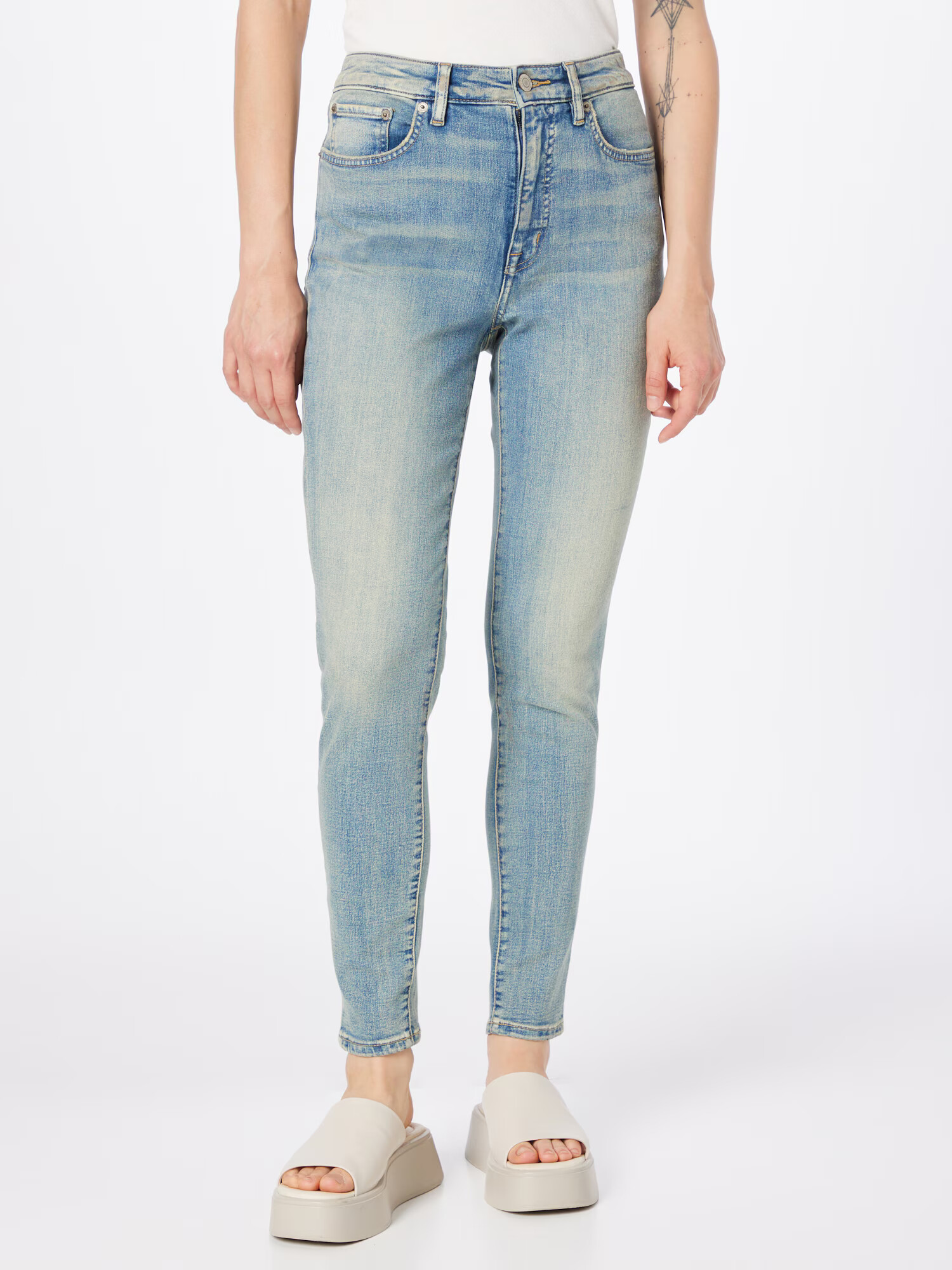 Lauren Ralph Lauren Jeans albastru denim - Pled.ro