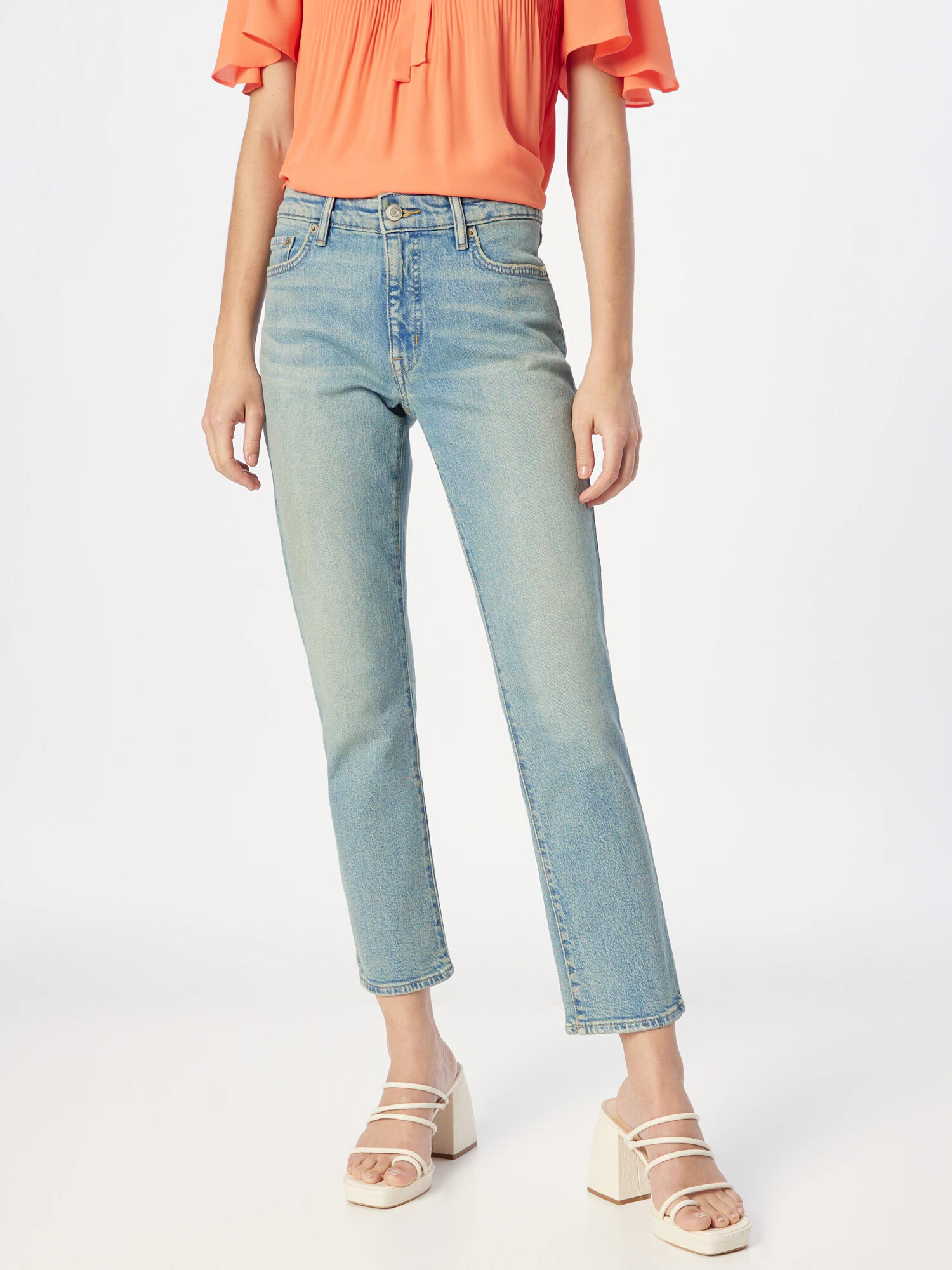 Lauren Ralph Lauren Jeans albastru deschis - Pled.ro