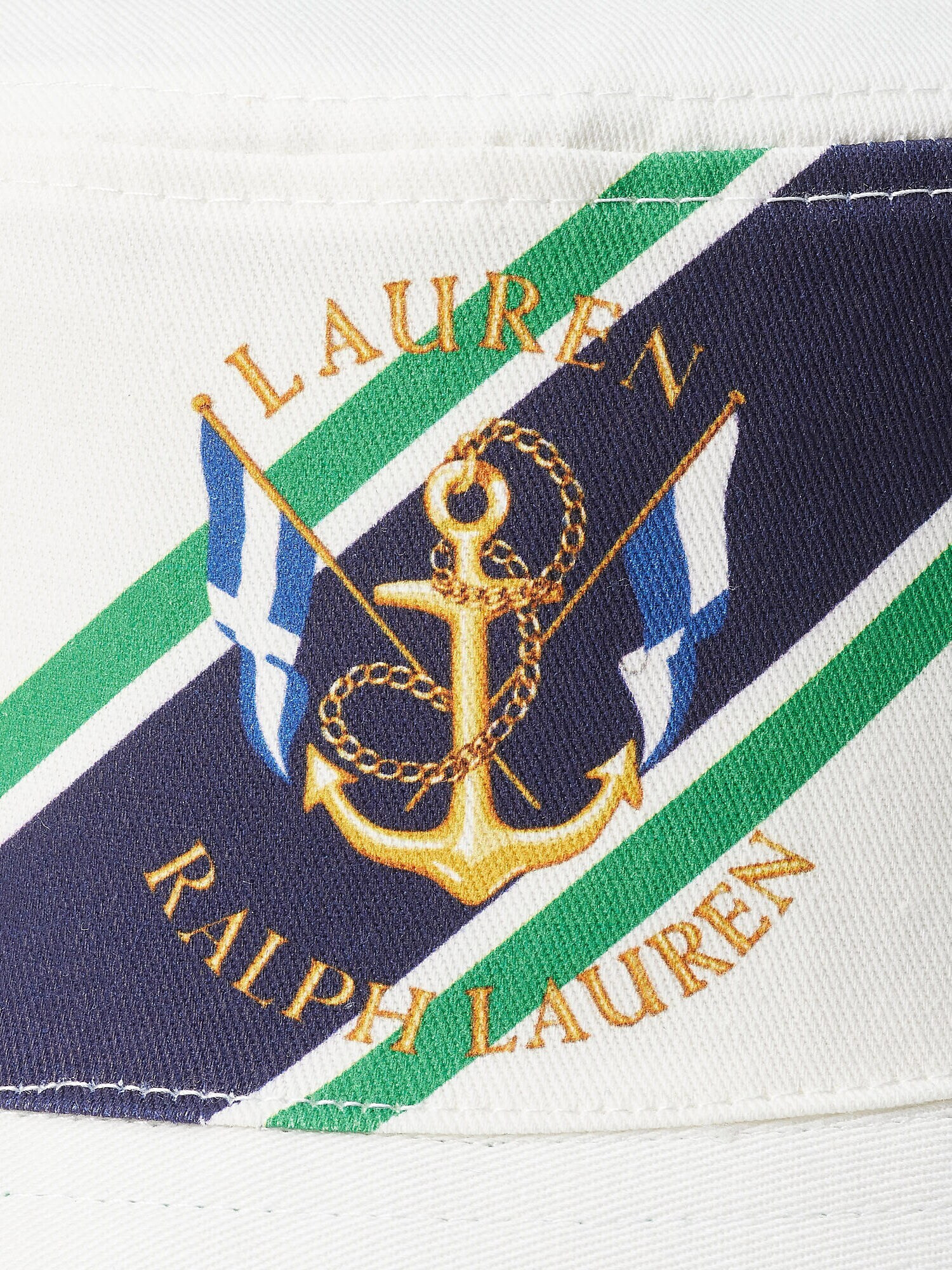 Lauren Ralph Lauren Pălărie albastru închis / galben auriu / verde deschis / alb murdar - Pled.ro