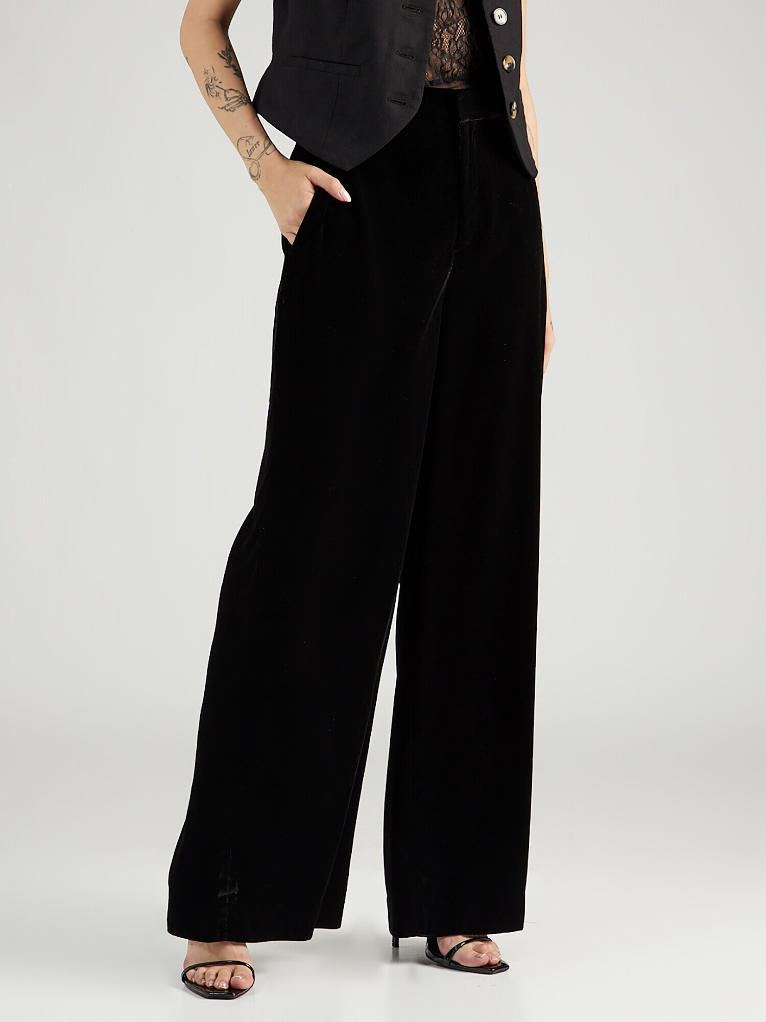 Lauren Ralph Lauren Pantaloni 'JINJAY' negru - Pled.ro