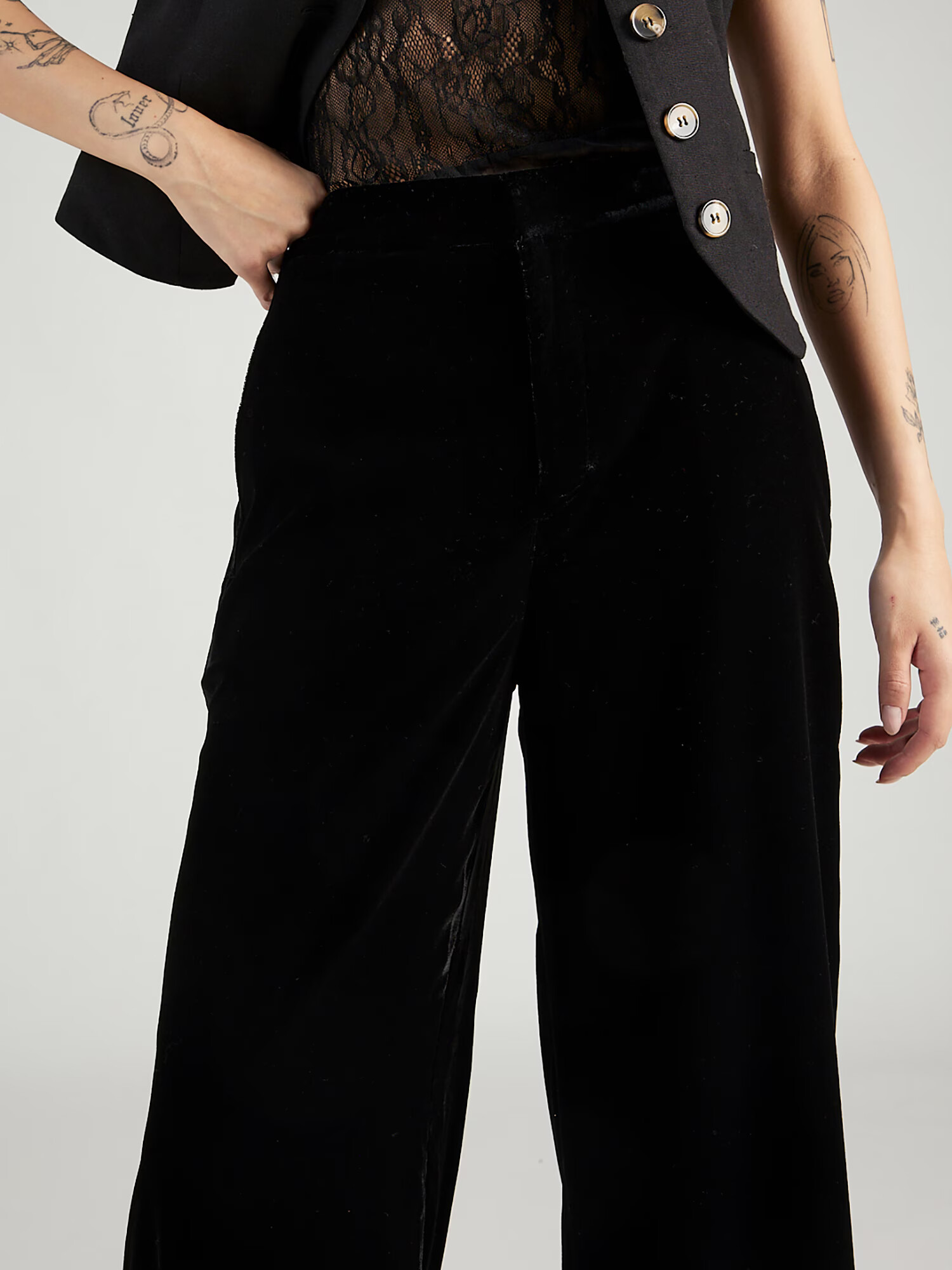 Lauren Ralph Lauren Pantaloni 'JINJAY' negru - Pled.ro