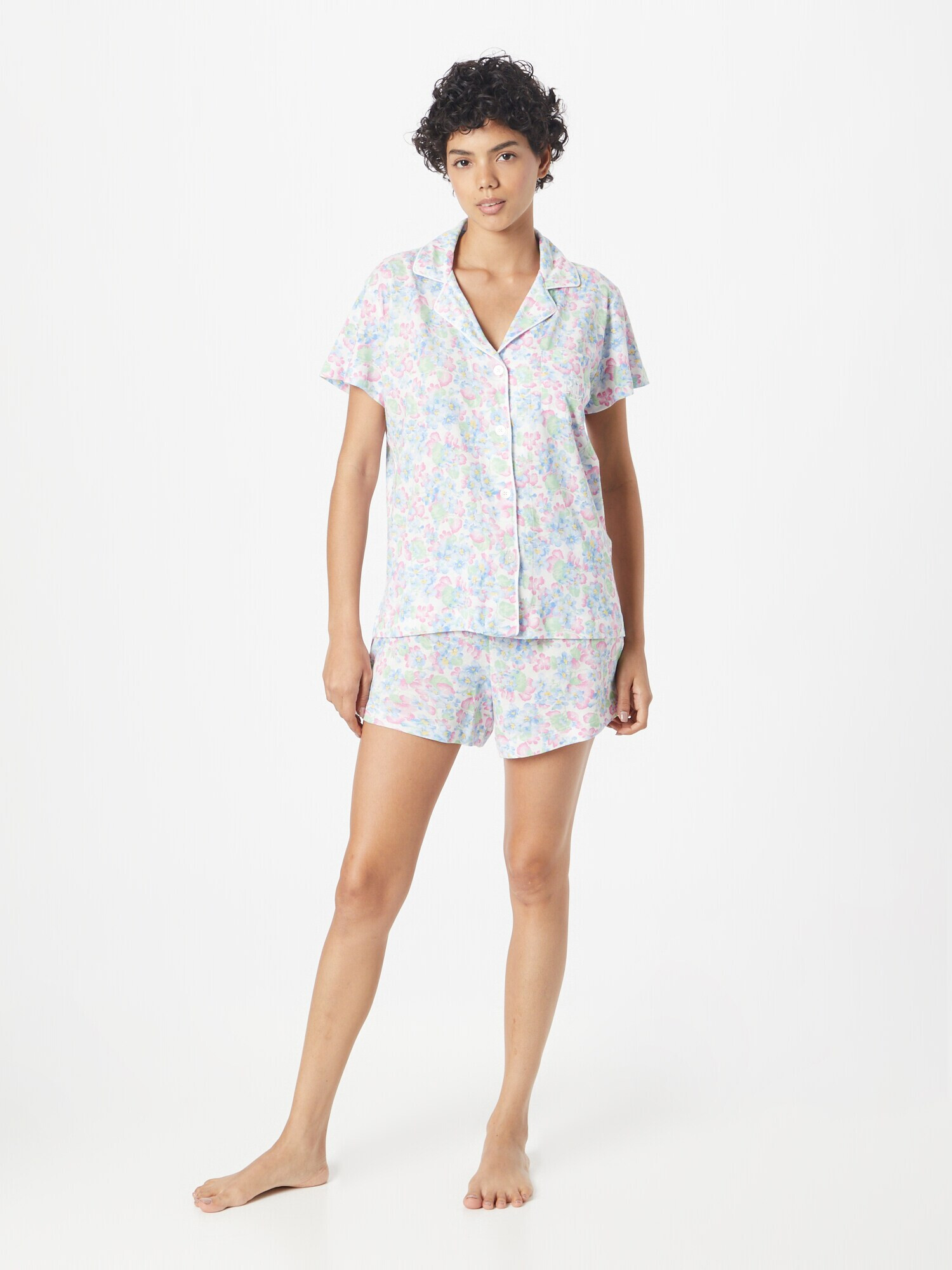 Lauren Ralph Lauren Pijama mai multe culori / alb - Pled.ro