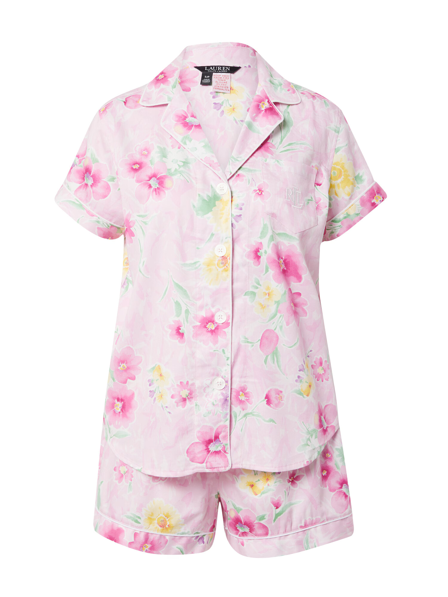 Lauren Ralph Lauren Pijama mai multe culori / rosé - Pled.ro