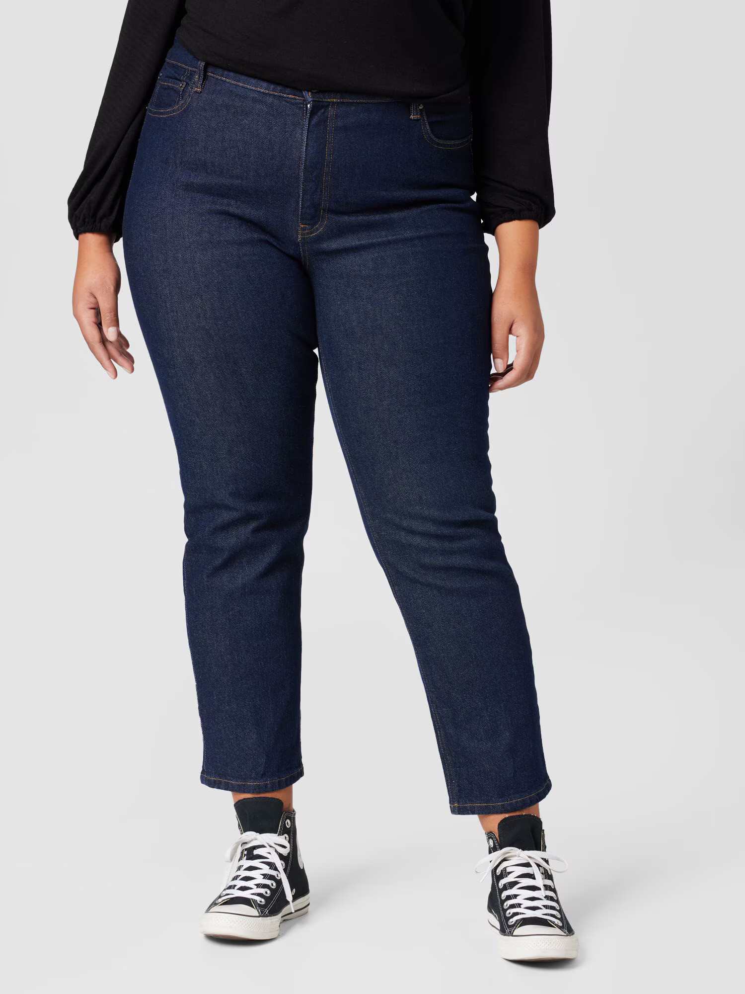 Lauren Ralph Lauren Plus Jeans bleumarin - Pled.ro